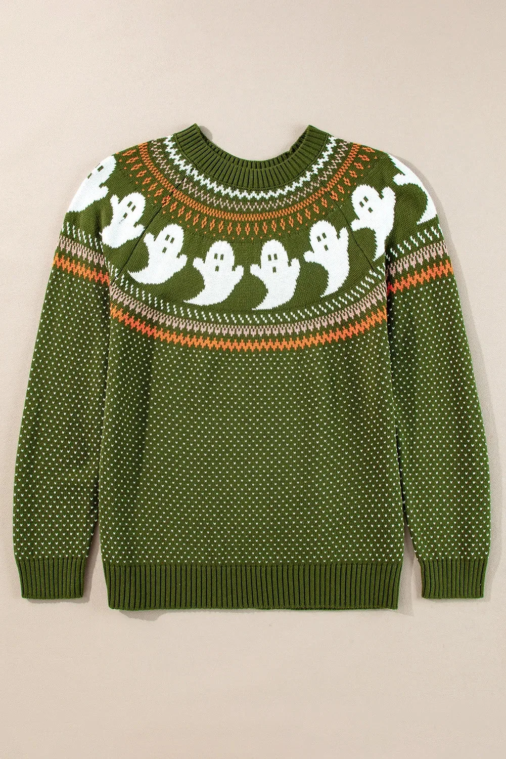 Cozy Moss Long Sleeve Sweater