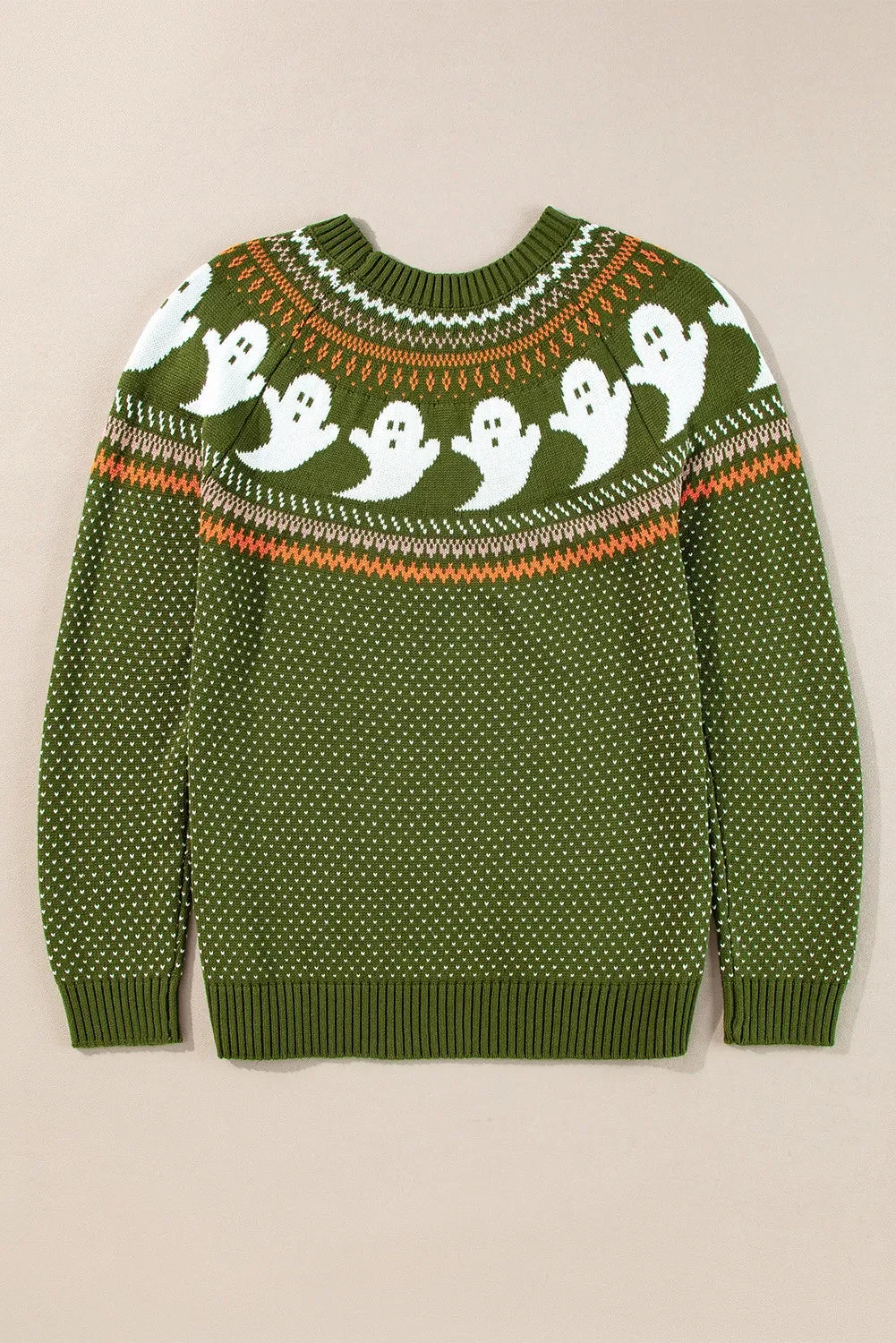 Cozy Moss Long Sleeve Sweater