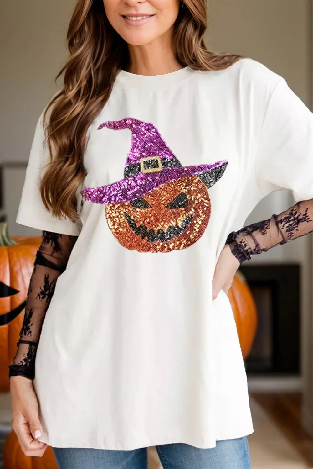 Sparkling Pumpkin Short Sleeve Tee