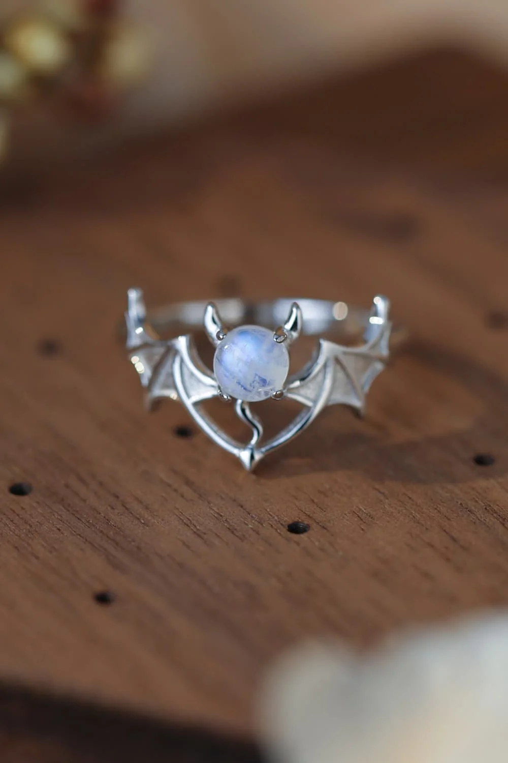 925 Sterling Silver Moonstone Ring