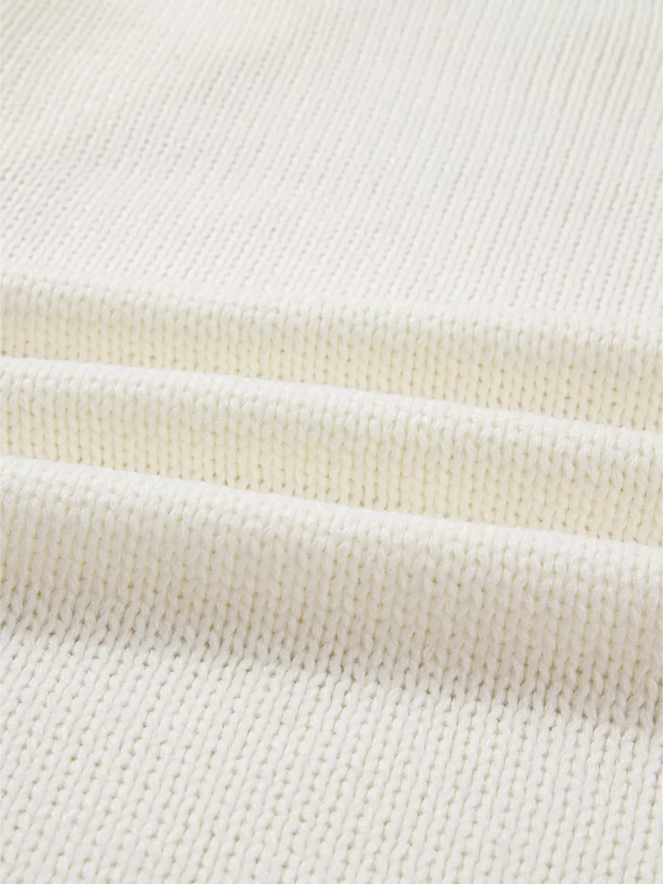 Pumpkin Embroidered Knit Cardigan Sweater in White