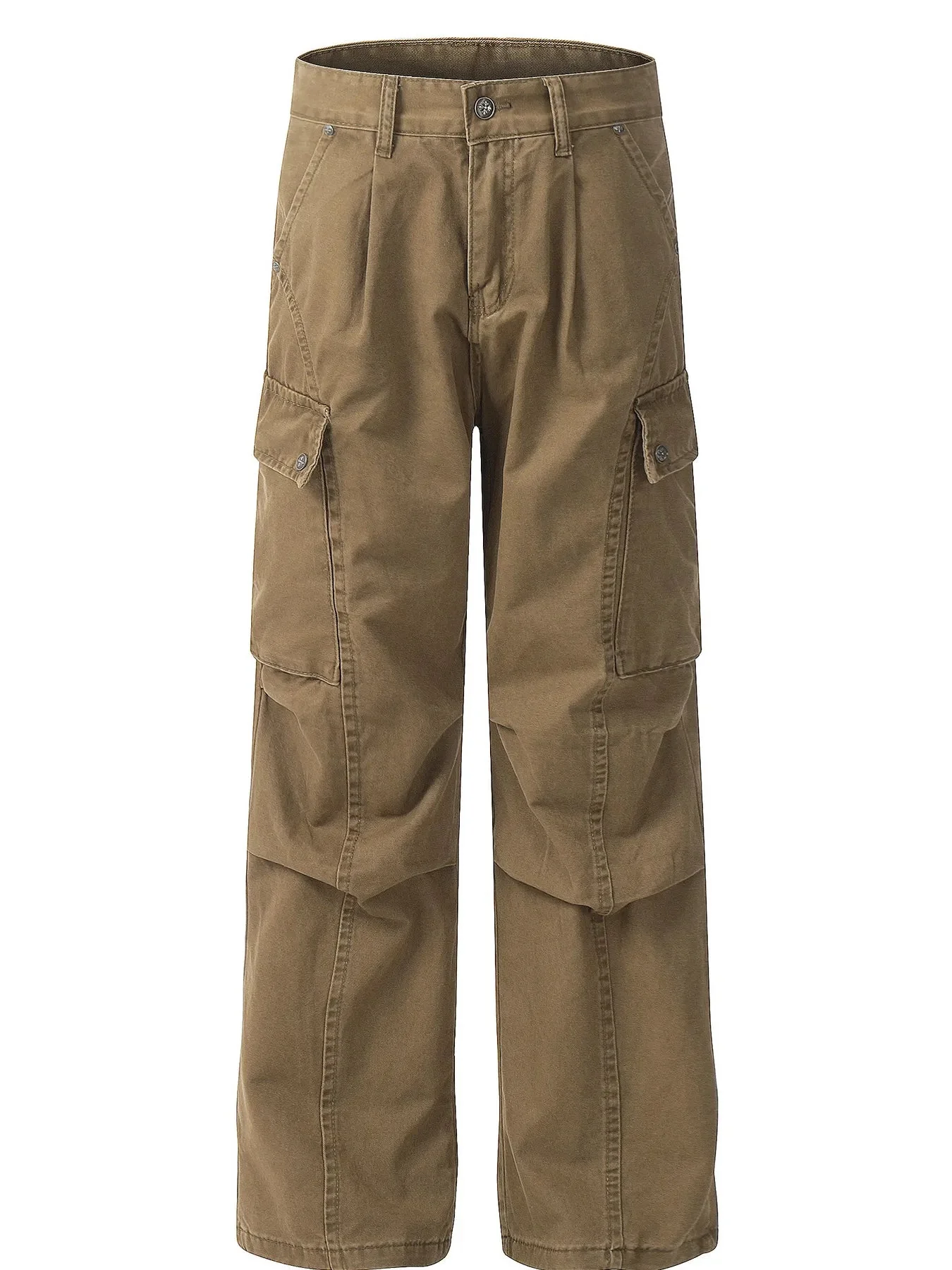 Mens Brown Cargo Pants - Classic Casual Style
