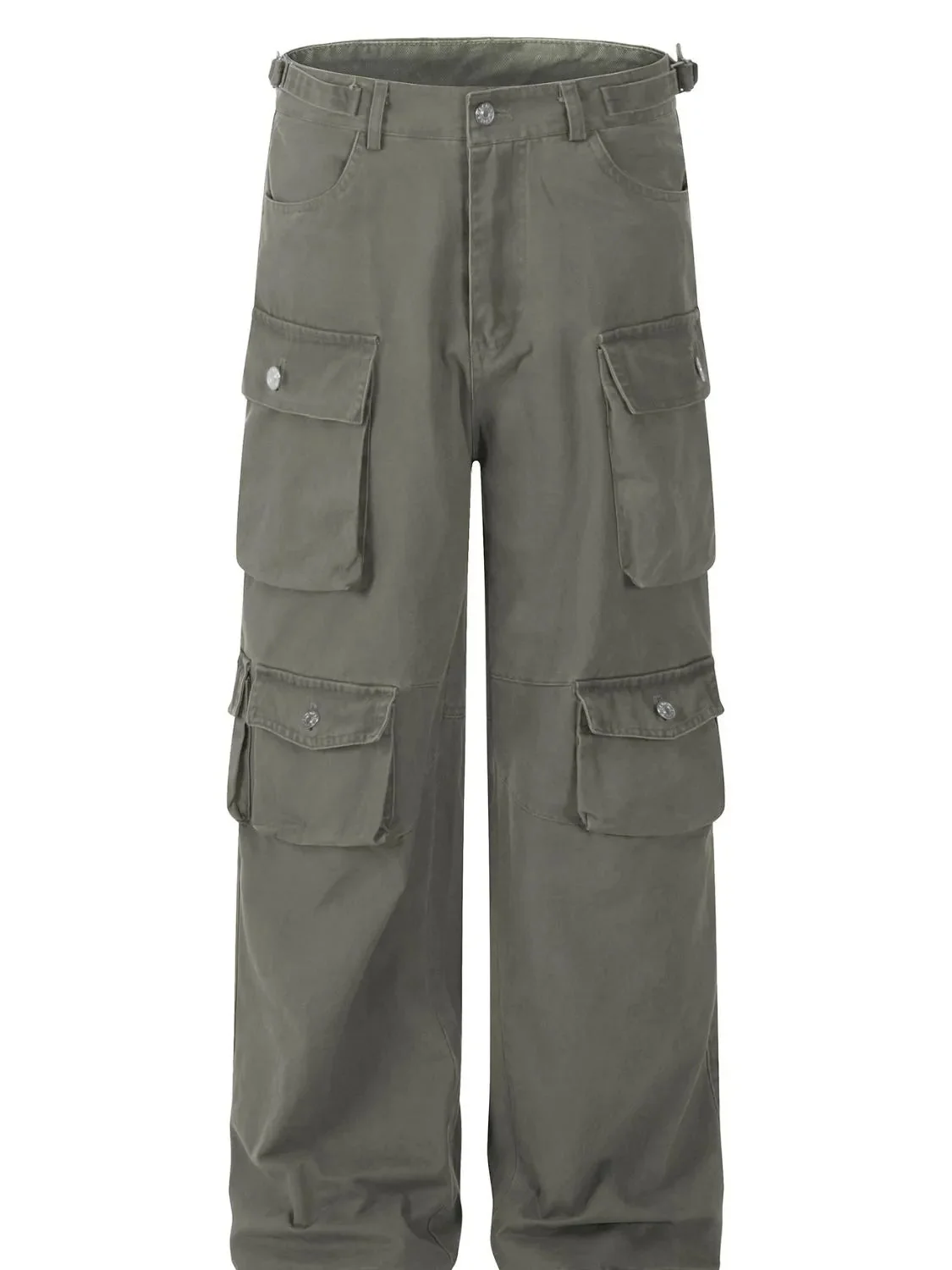 Cargo Style Mens Wide Leg Pants in Various Colors