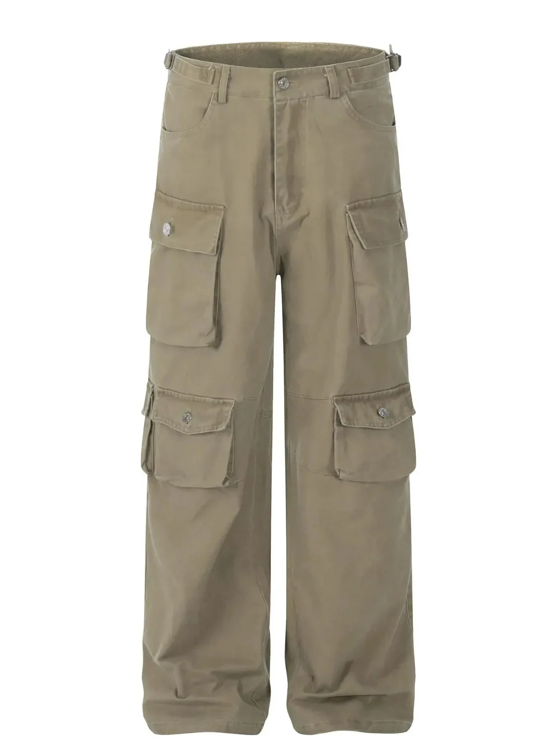 Cargo Style Mens Wide Leg Pants in Various Colors