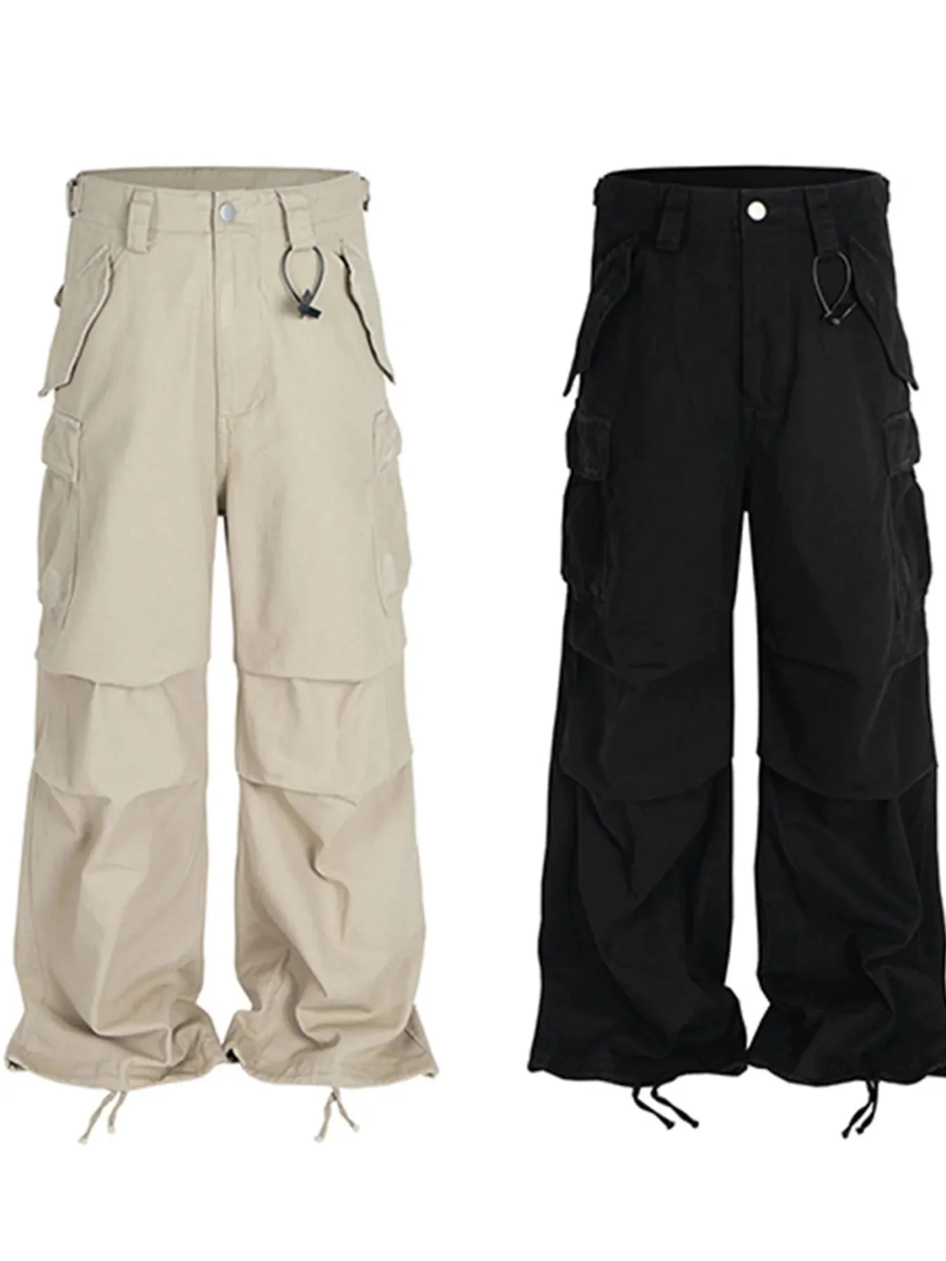 Cargo Pants with Drawstring Closure