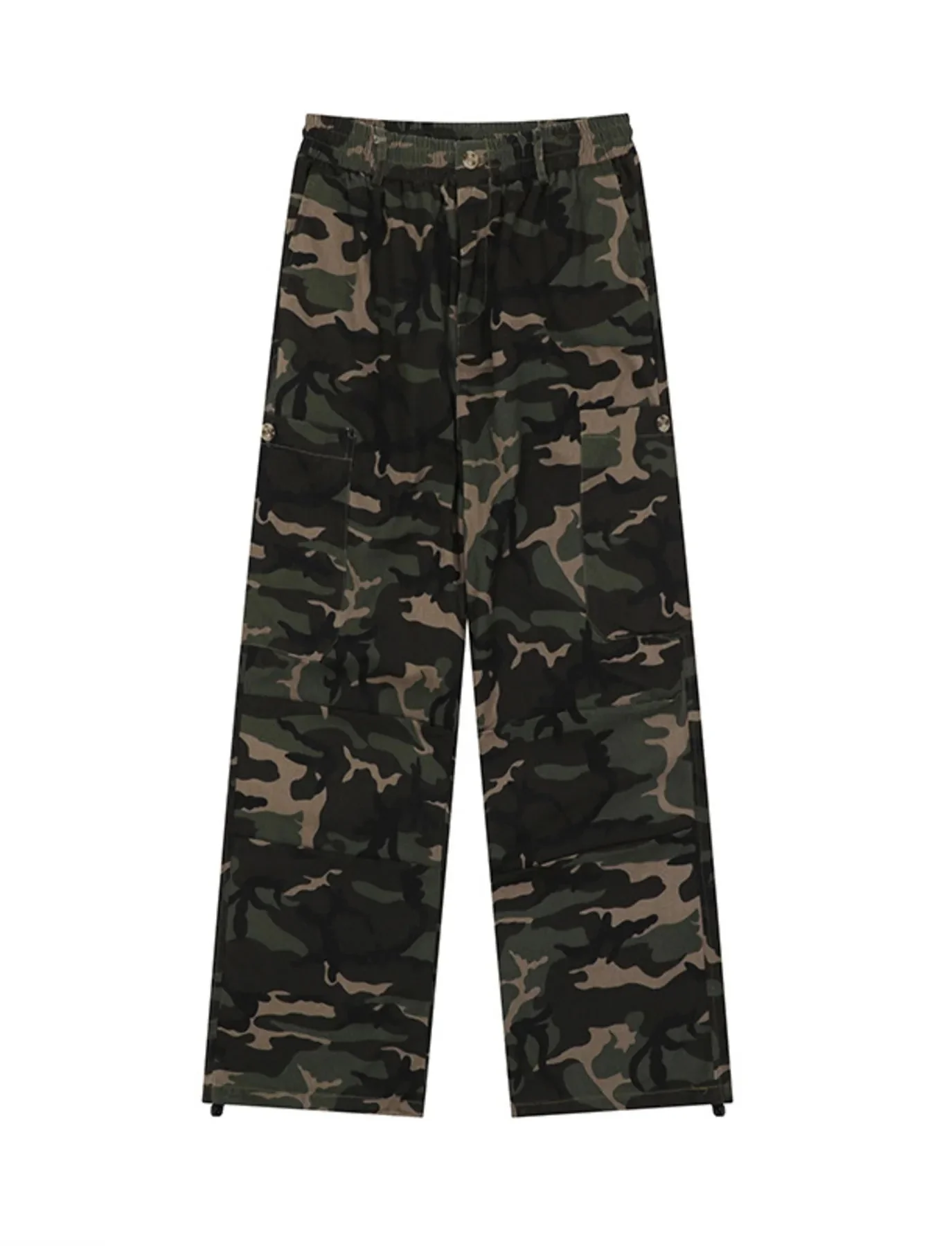 Green Camouflage Cargo Pants for Men