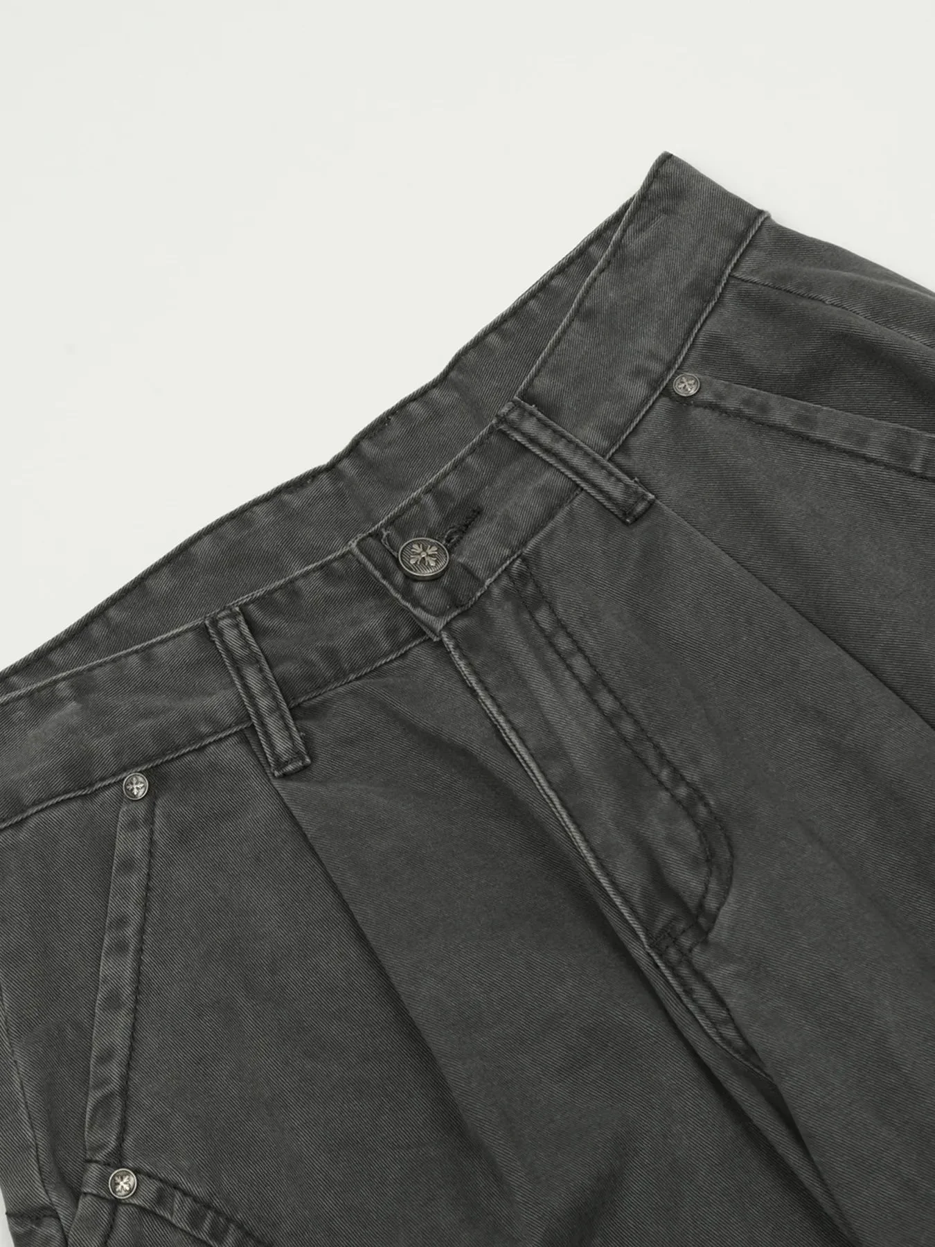 Mens Brown Cargo Pants Straight Fit