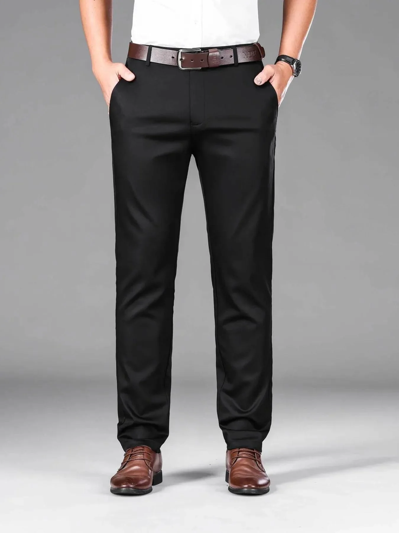 Comfortable Black Loose Fit Pants for Men