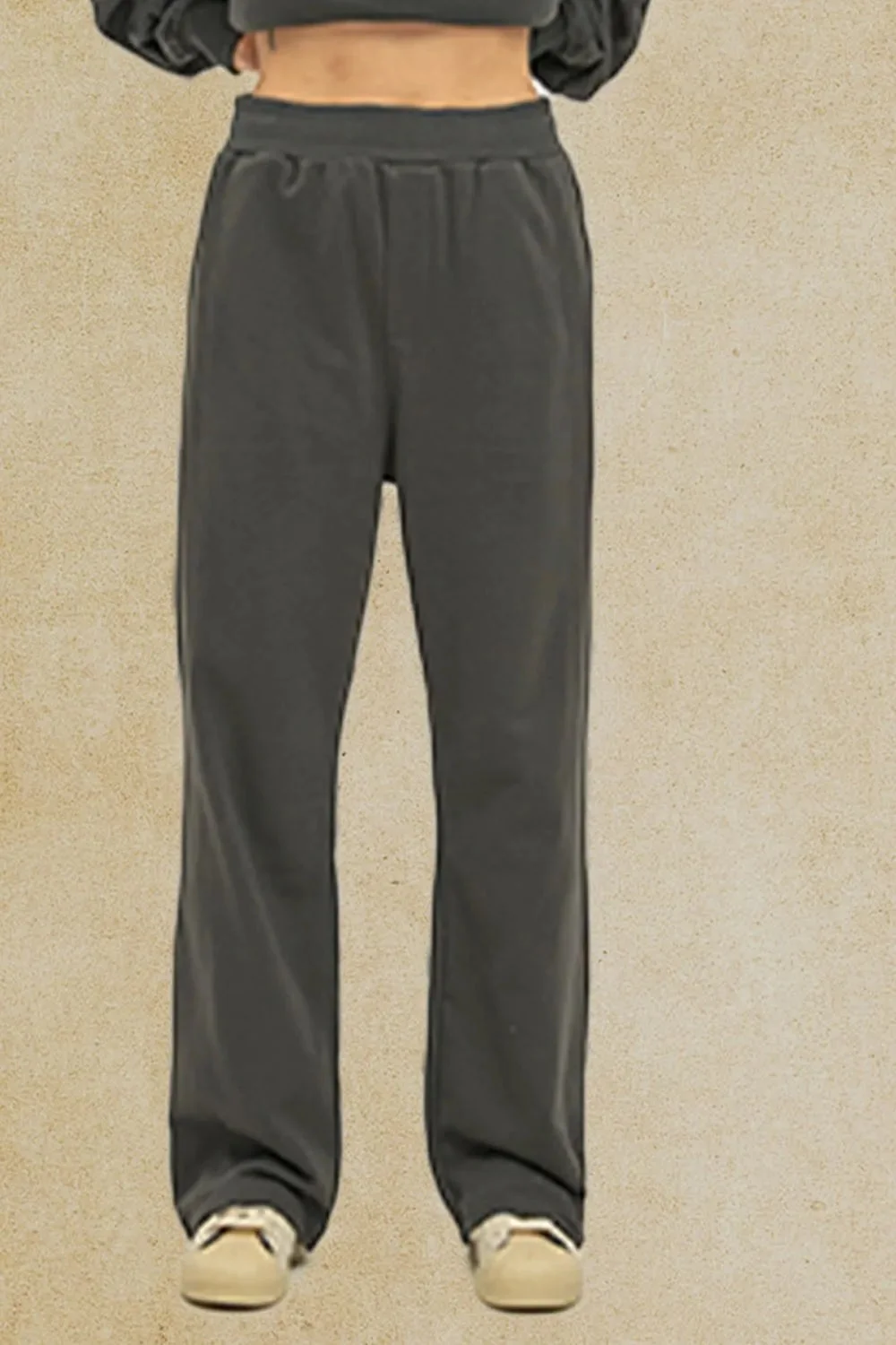 Mens Comfort Fit Pocketed Cotton/Polyester Pants