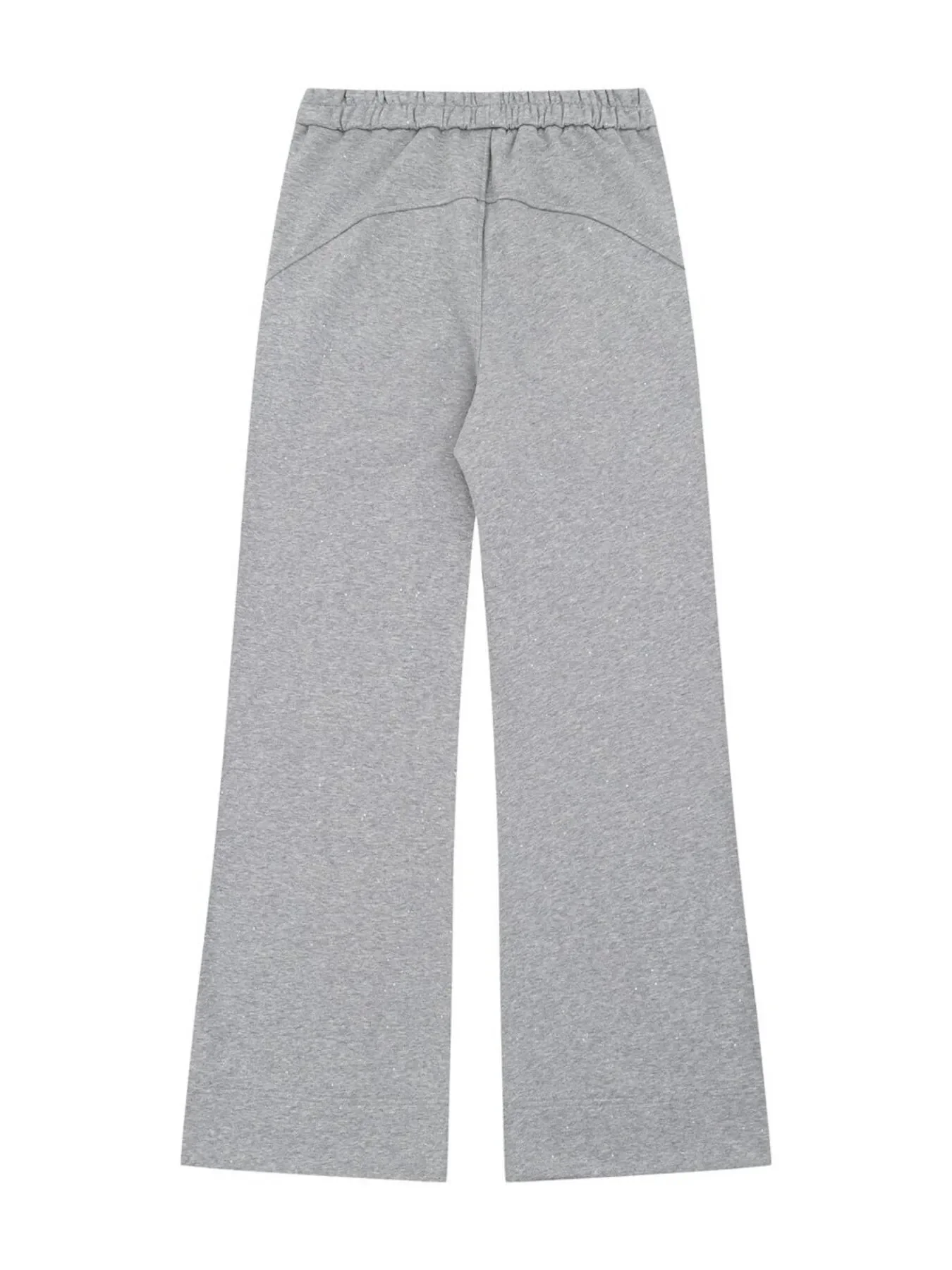 Mens Gray Wide Leg Pants with Pockets, Comfort Fit