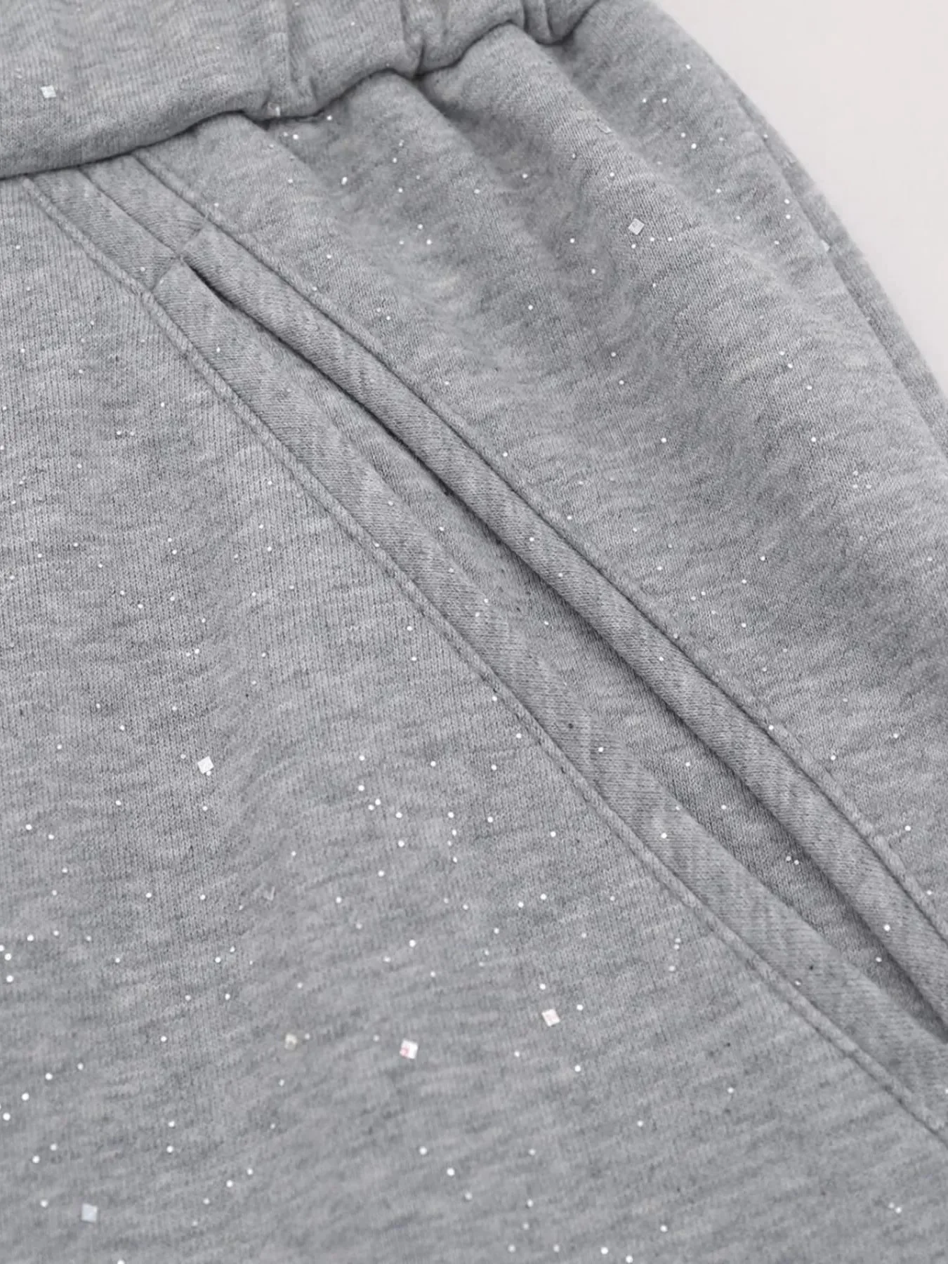 Mens Gray Wide Leg Pants with Pockets, Comfort Fit