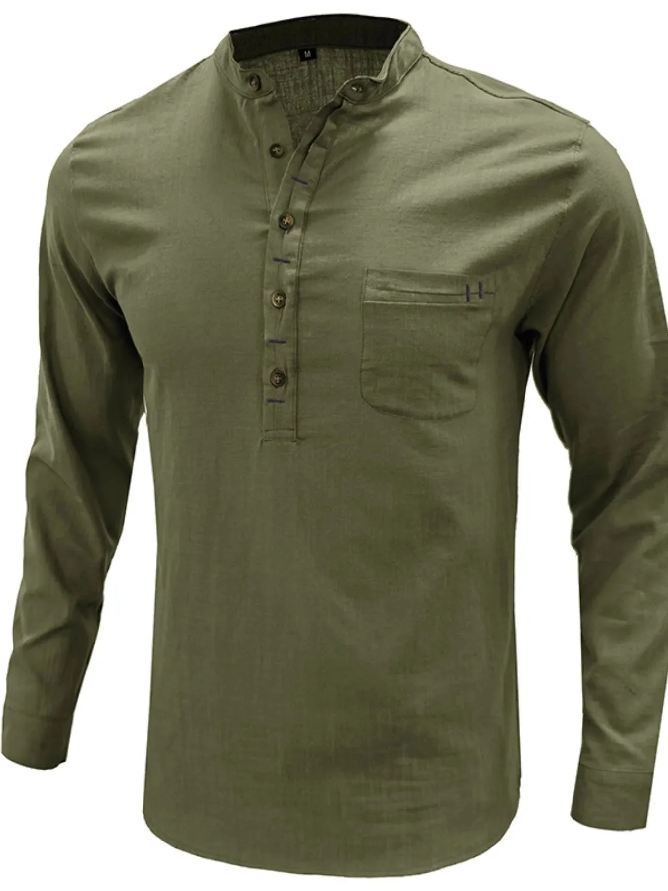 Mens Buttoned Polo Shirt in Basic Style