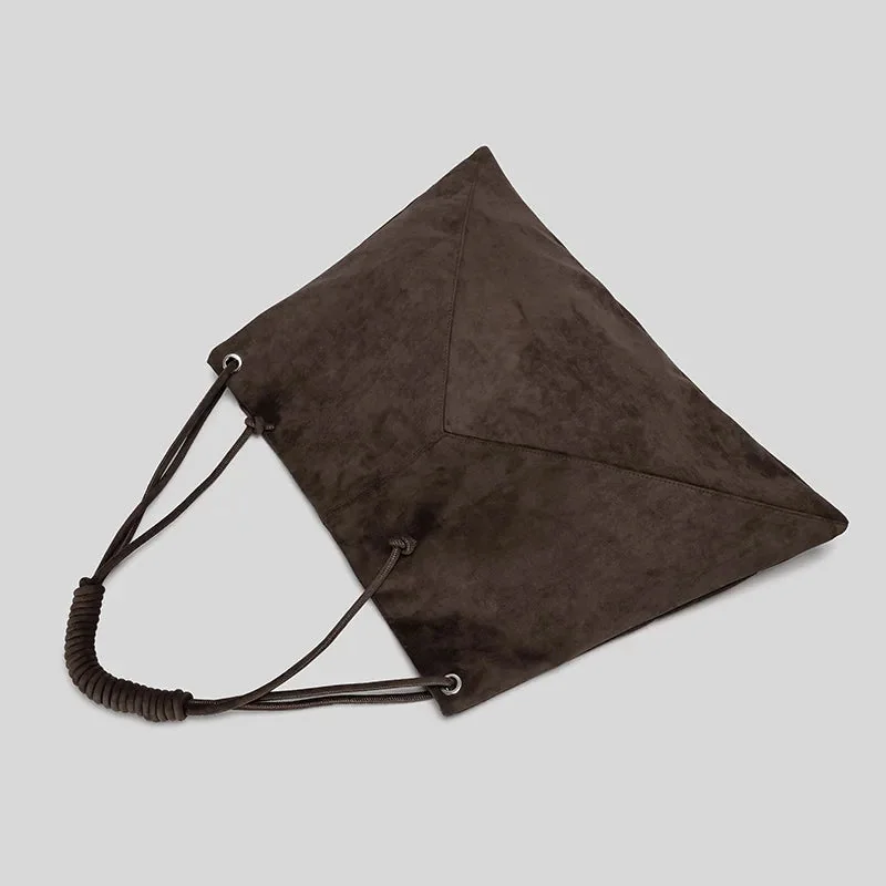 Suede Shoulder Bag - Elegant & Versatile