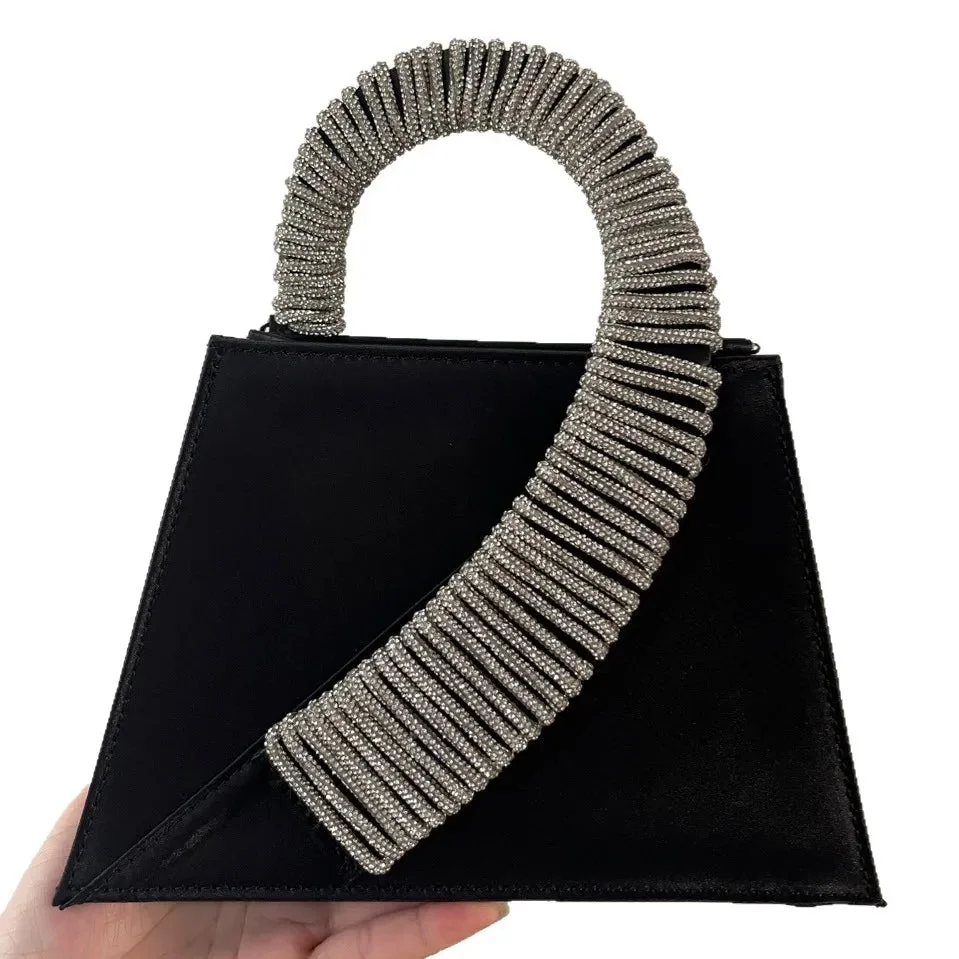 Sparkling Rhinestone Evening Handbag - Elegant Style