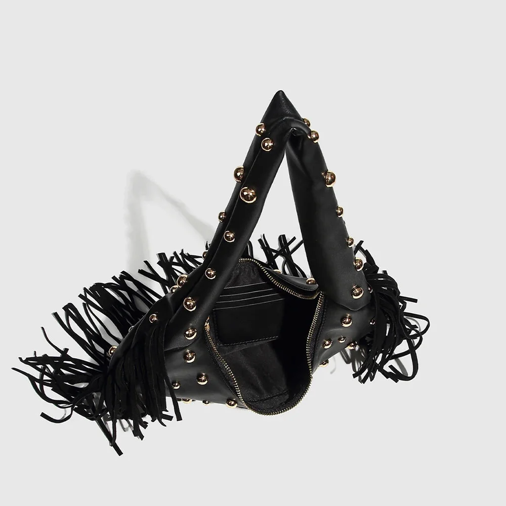 Playful Cloud Tassel Handbag