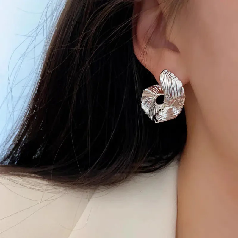 Spiral Stud Earrings - Modern & Elegant Jewelry for All Occasions