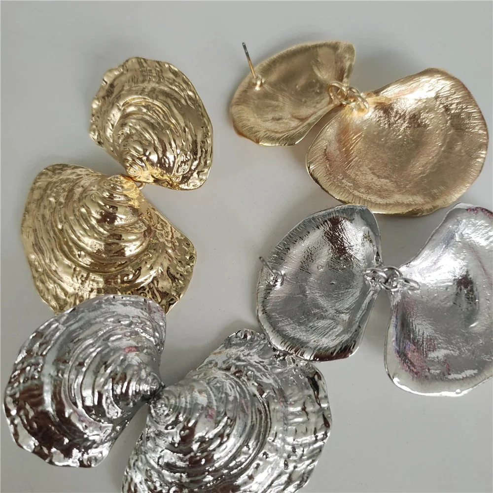 Coastal Charm Seashell Earrings - Timeless Gold & Silver Designs