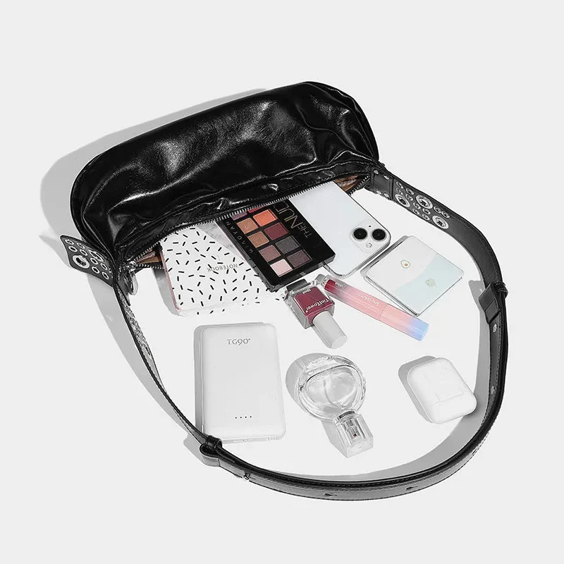 Leather Shoulder Bag - Stylish and Practical