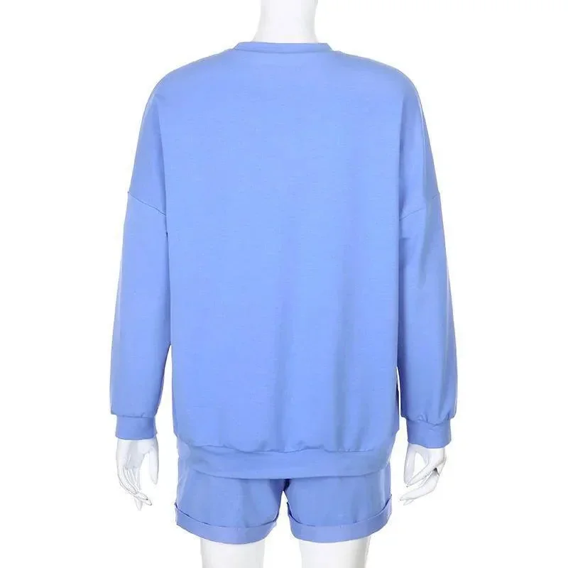 Versatile Oversized Two-Piece Set in Soft Fabric