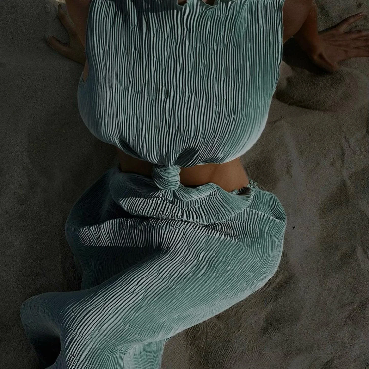 Elegant Pleated Maxi Dress - Versatile Statement Piece