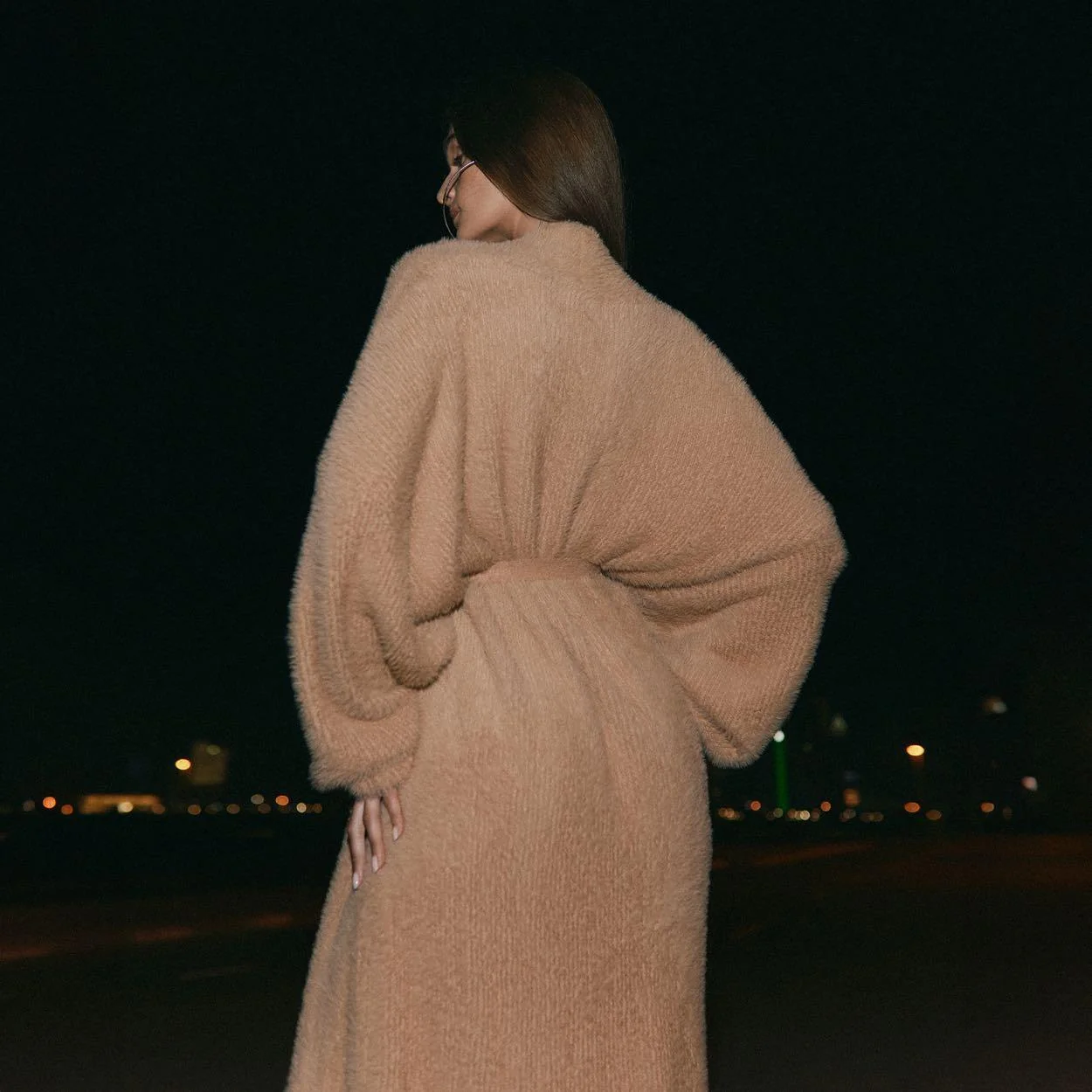 Cozy Oversized Knit Cardigan in White, Pink, Khaki, Black