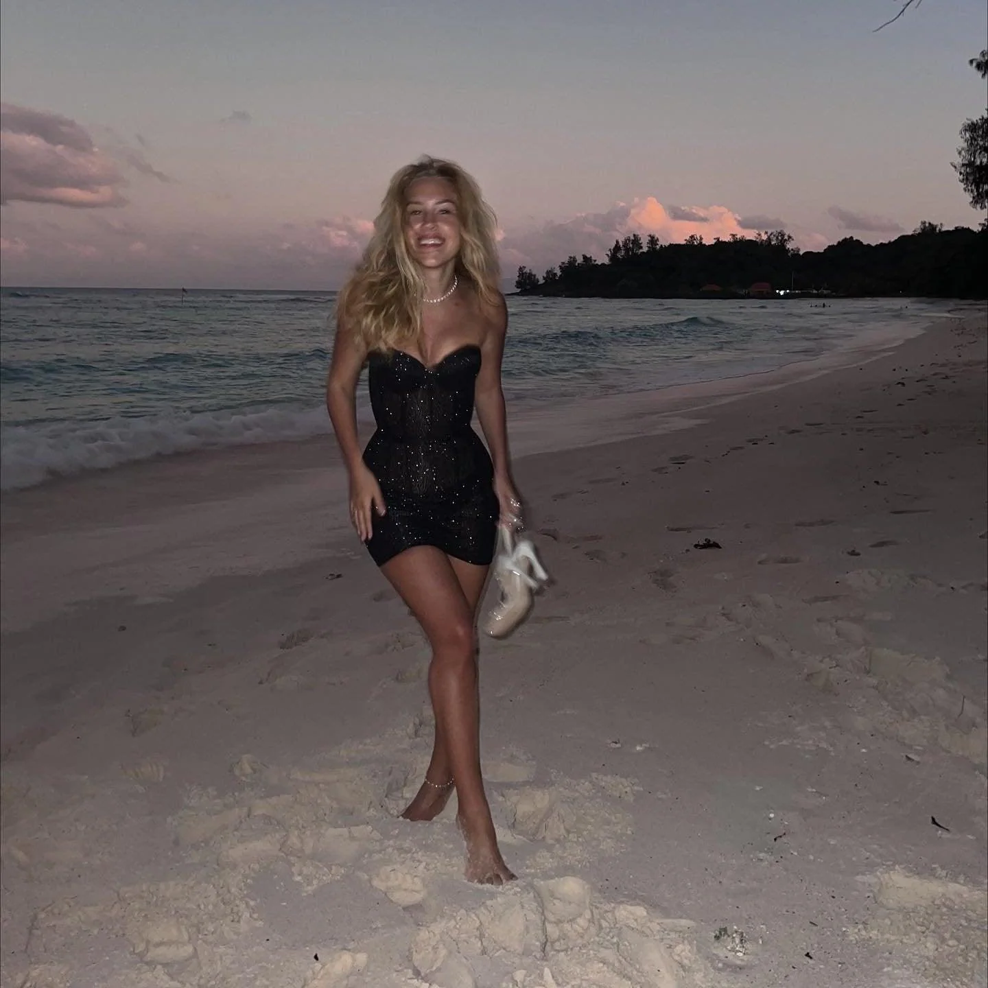 Sparkling Glitter Corset Mini Dress - Premium Shimmering Design