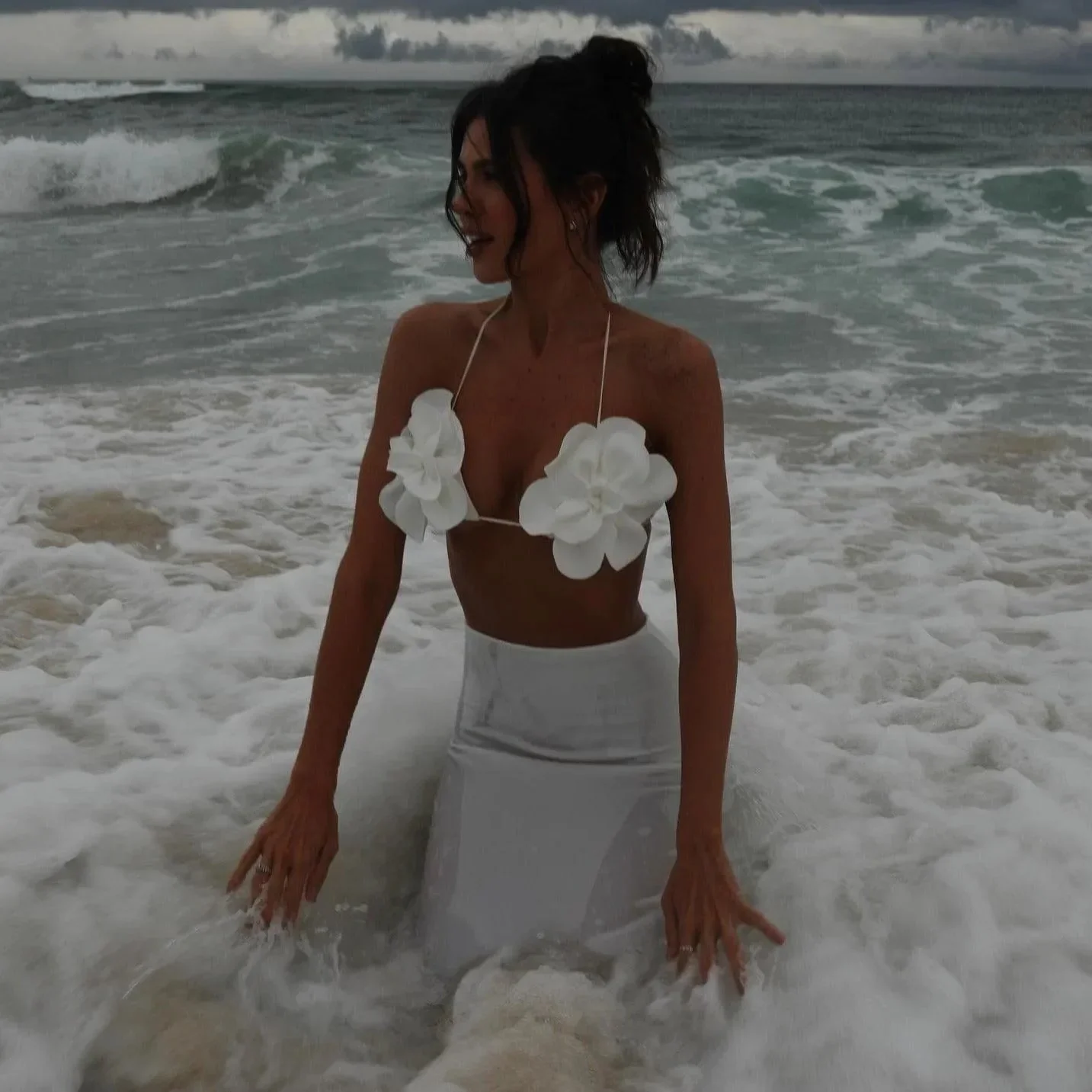 Chic White Two Piece Set for Summer Days