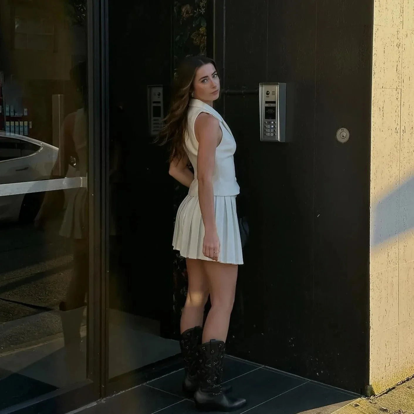 Chic White Two-Piece Set for Women