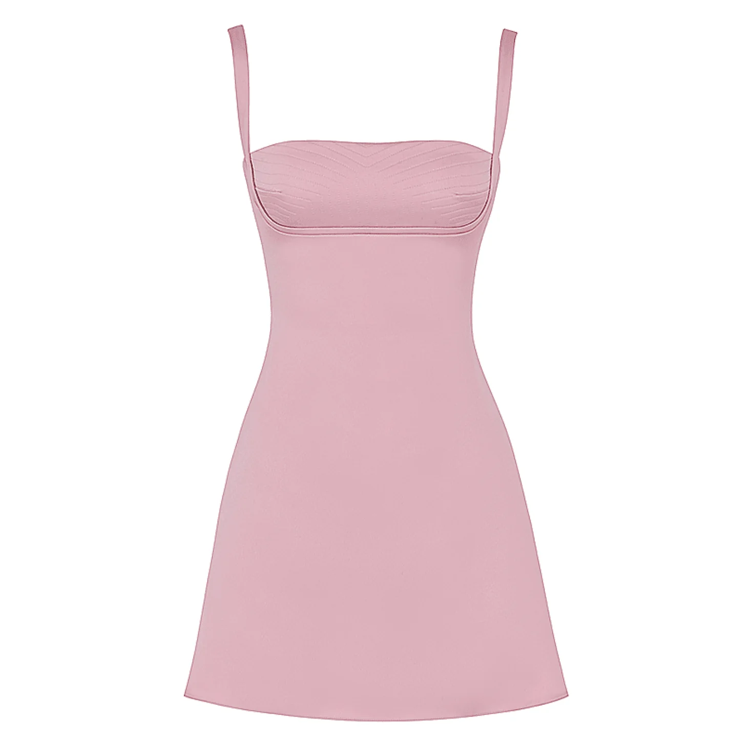 Pink Satin Mini Dress for Babies and Toddlers