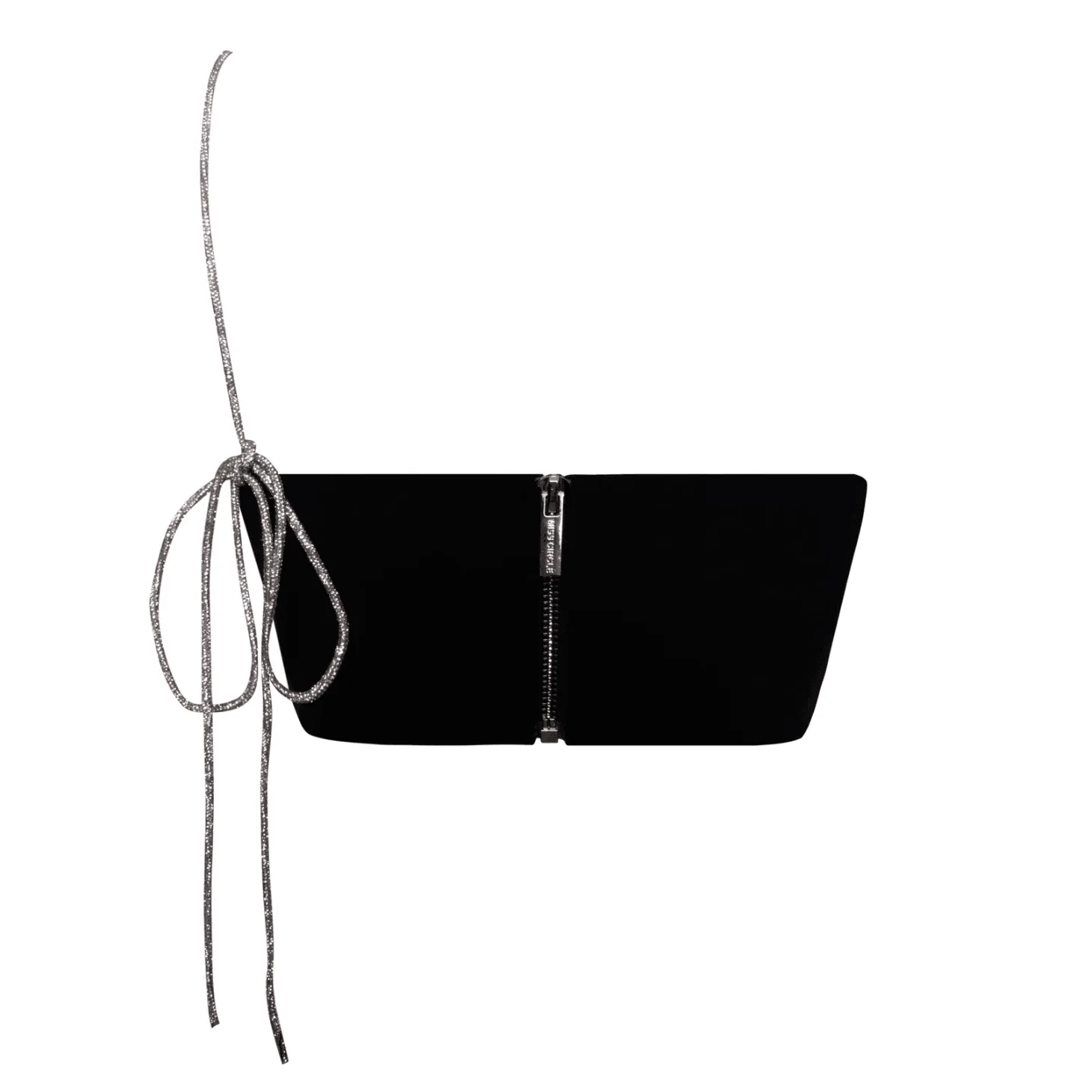 Sparkling Crystal Black Skirt Set