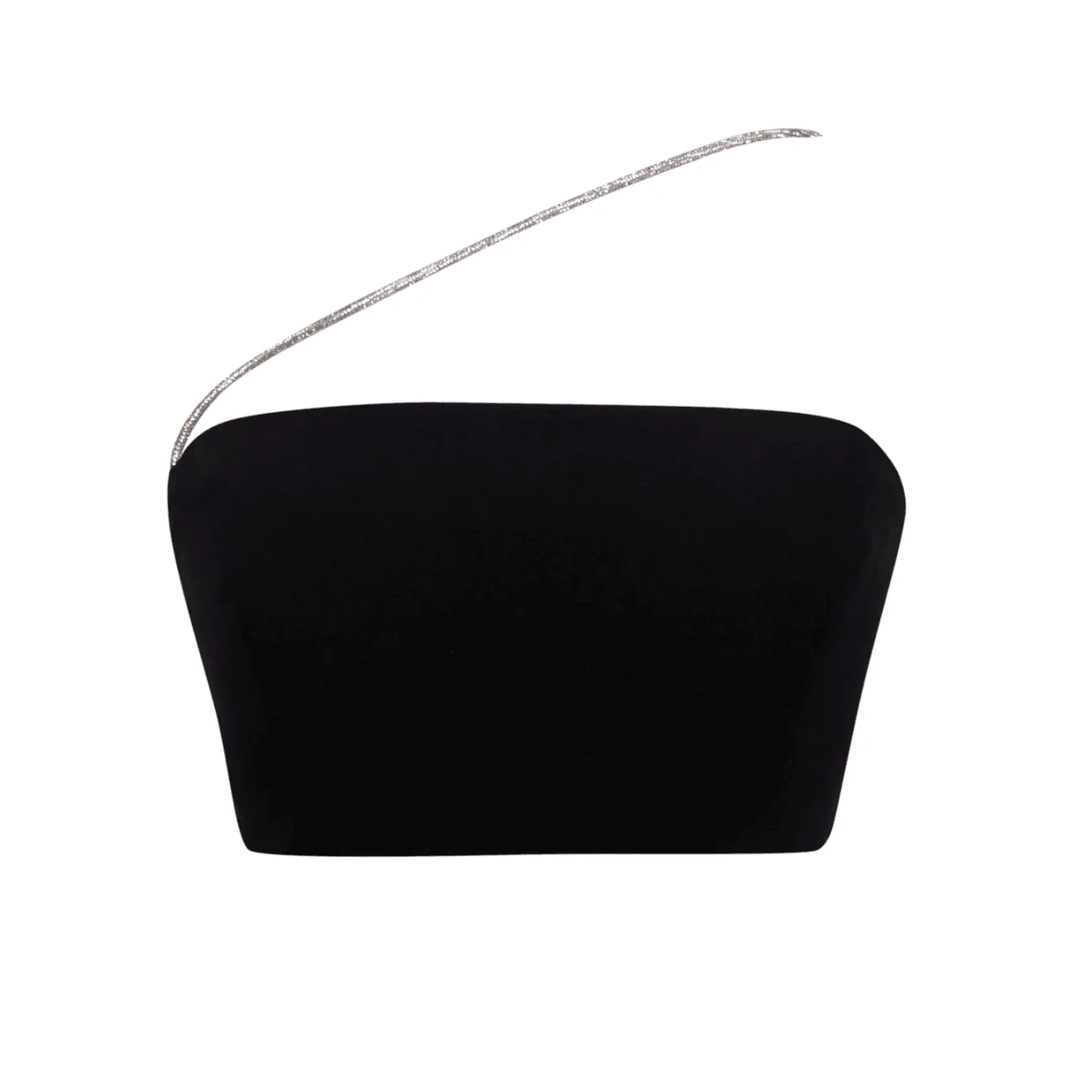 Sparkling Crystal Black Skirt Set