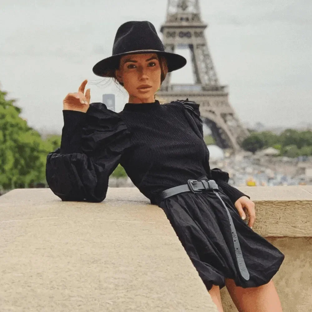 Ribbed Puff Sleeve Top for Women - Stylish & Comfortable