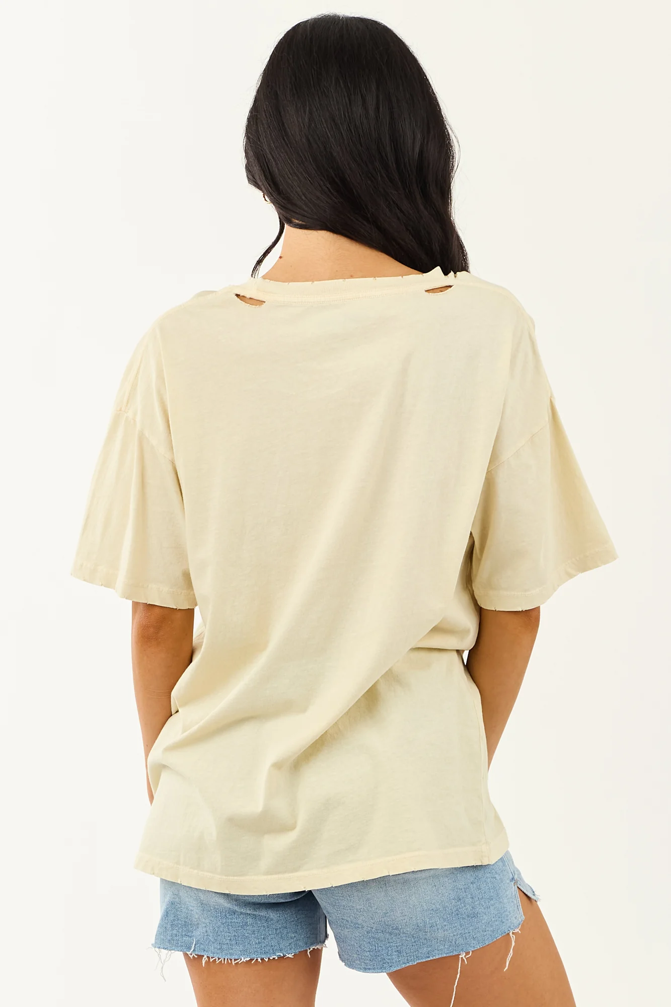 Fruit Graphic Distressed Cotton Tank Top for Women