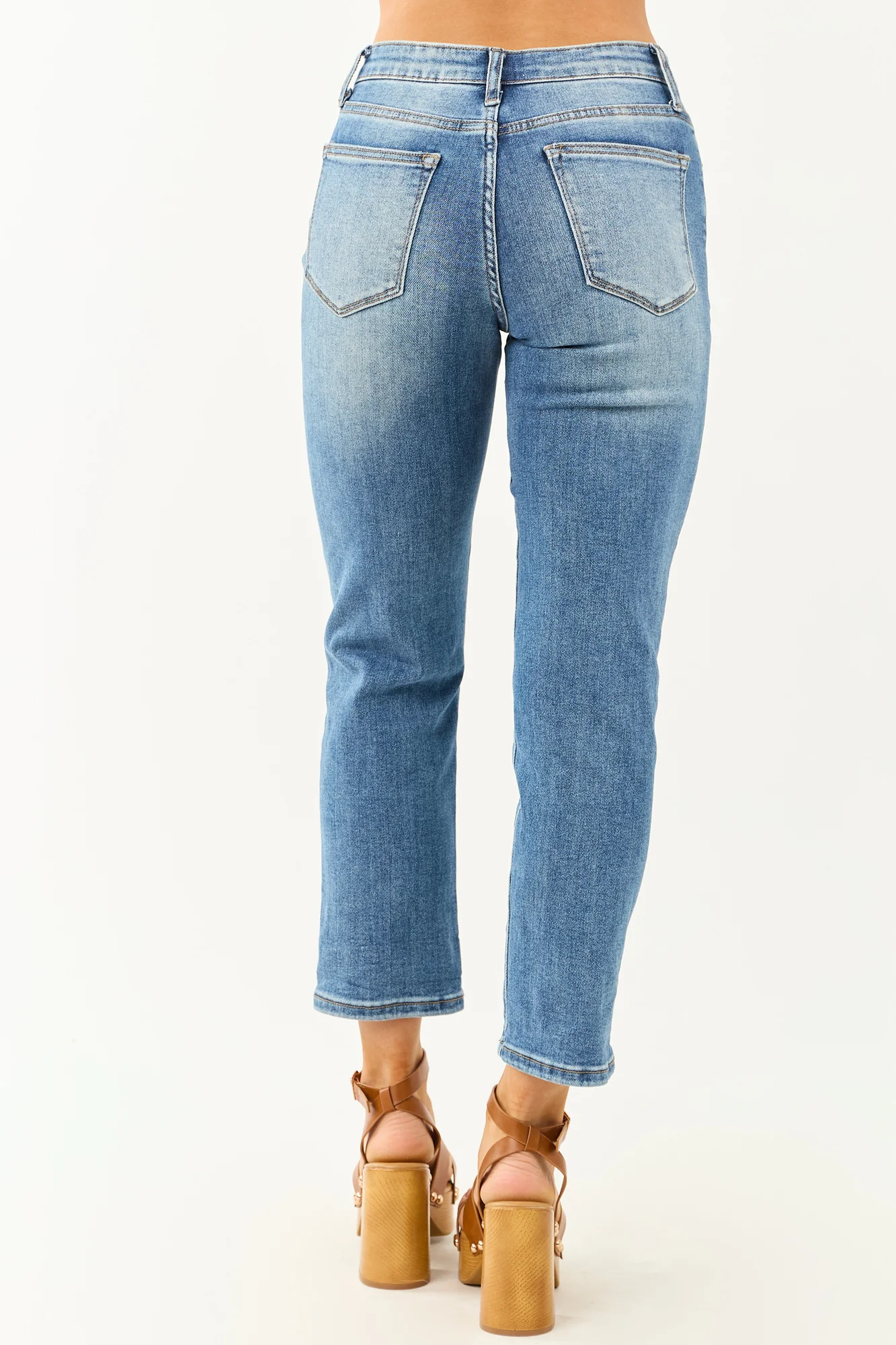 Slim Straight Stretchy Jeans with Tummy Control - Medium