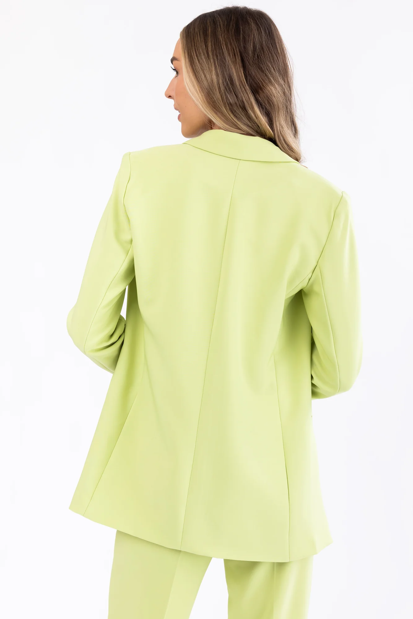 Key Lime Longline Open Blazer