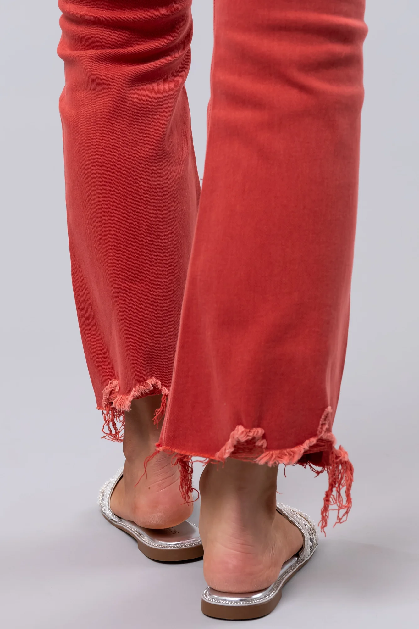 Womens Silver Rhinestone Sandals - Multi Embellished Straps