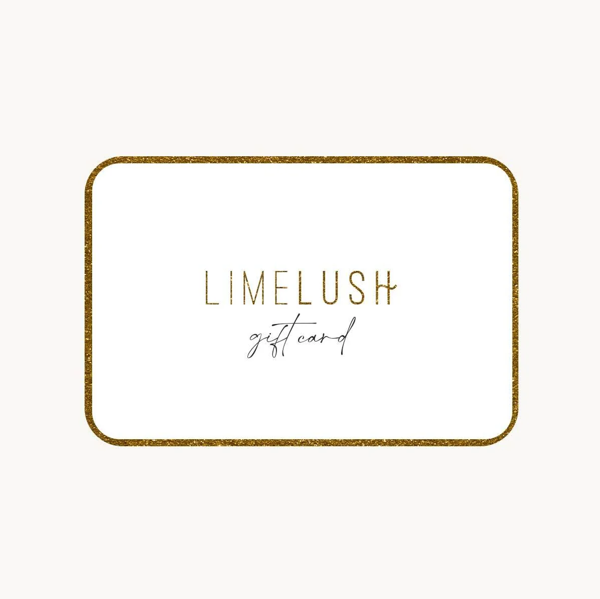 Elegant Lime Gift Card for Any Occasion