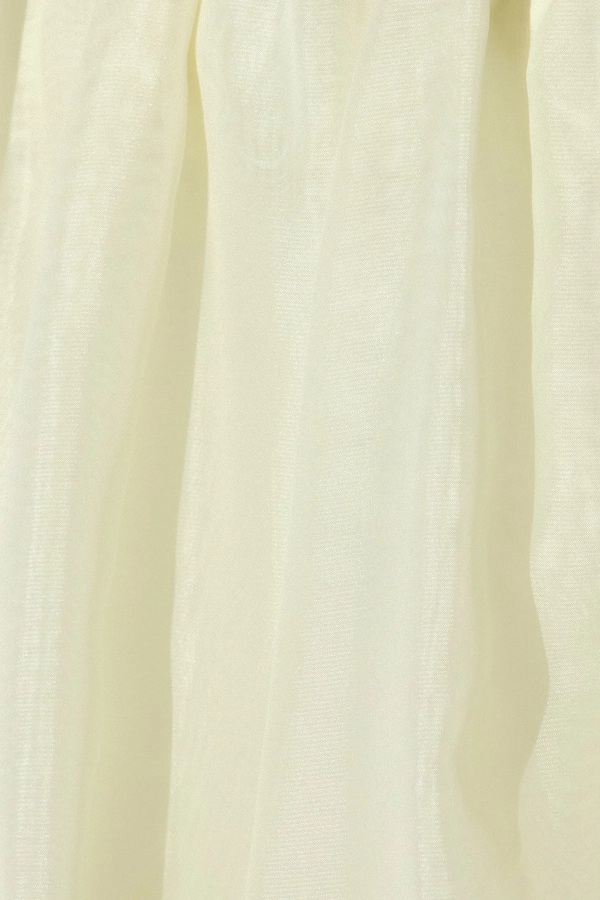 Butter Cream Bubble Skirt and Top Set for Statement Elegance