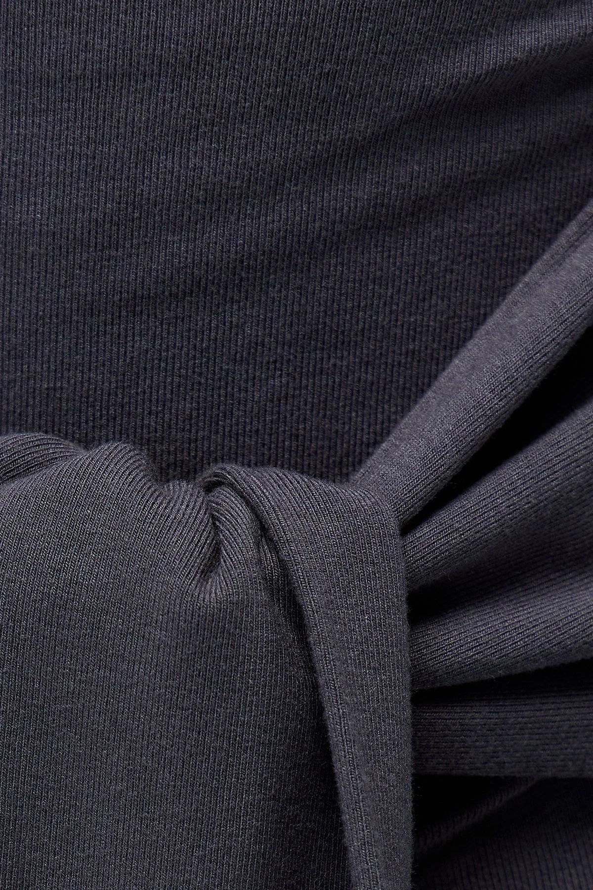 Blue One Shoulder Tie Up Top for Women