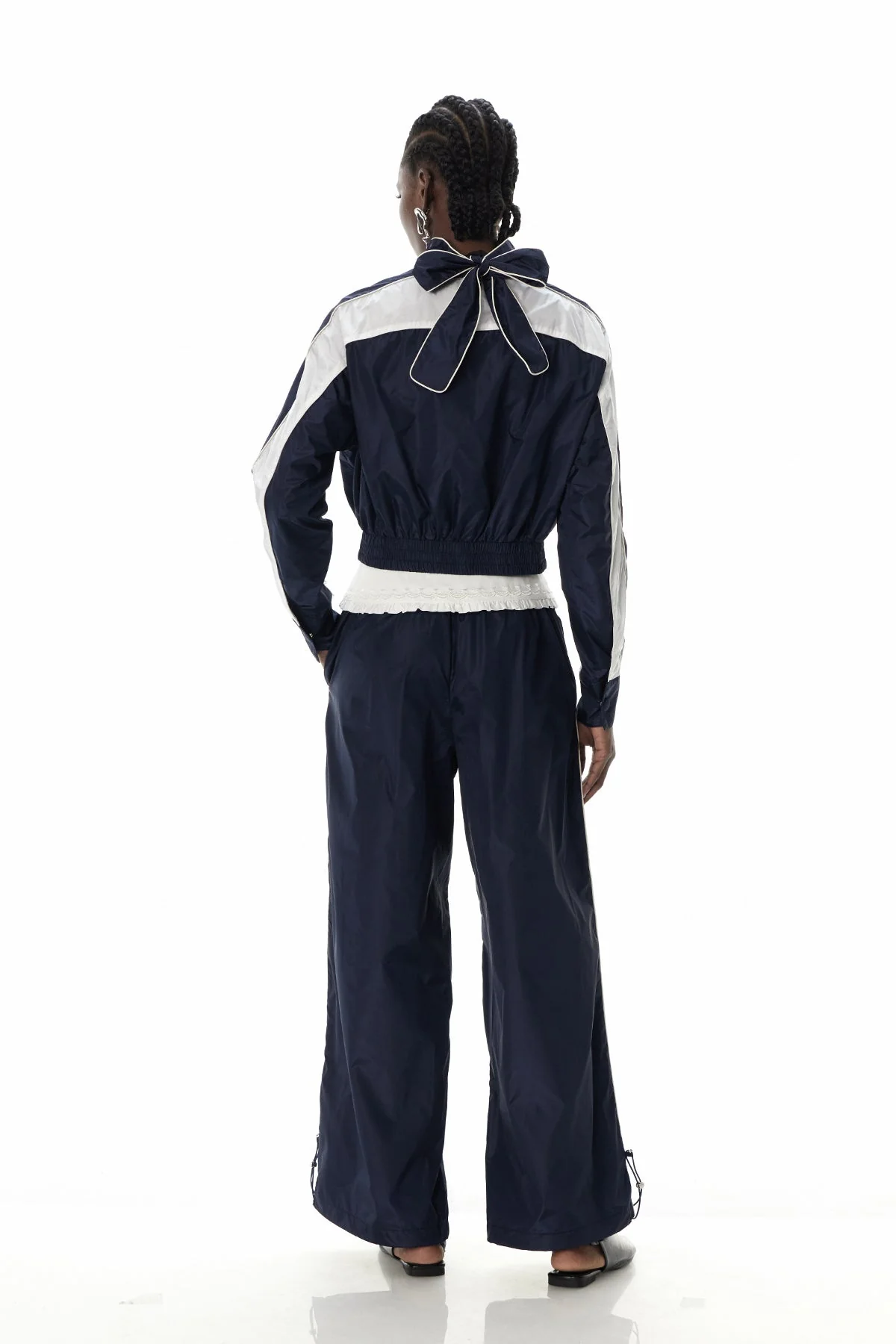 Sophisticated Pearl Embellished Pants Set