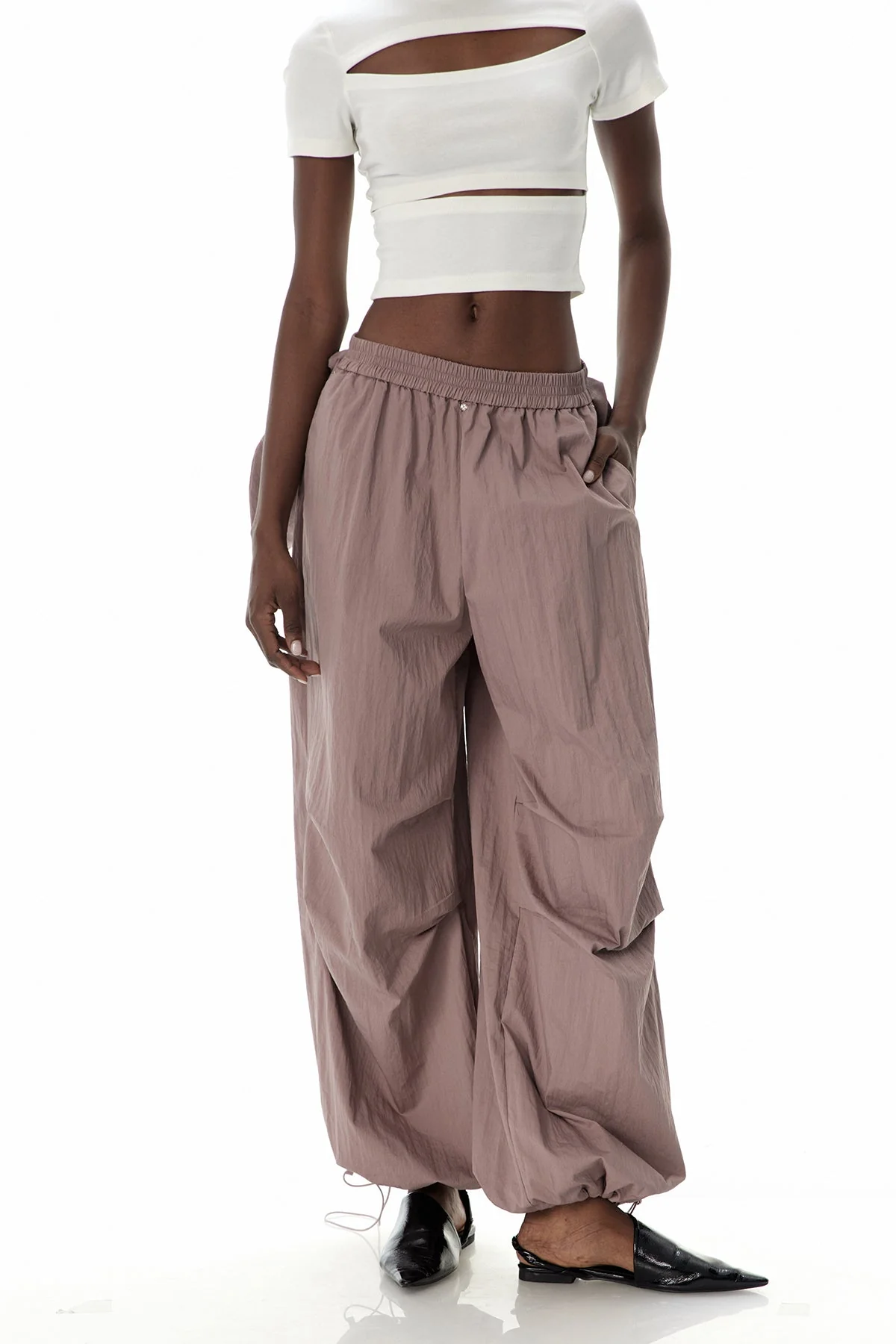 Pink Wide Leg Bow Pants for Stylish Comfort