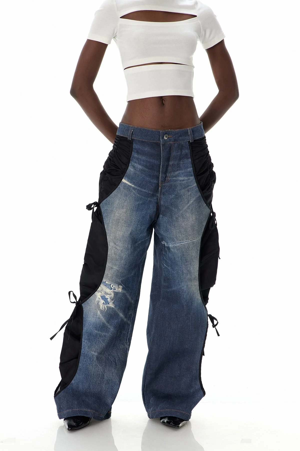 Blue Deconstruct Jeans