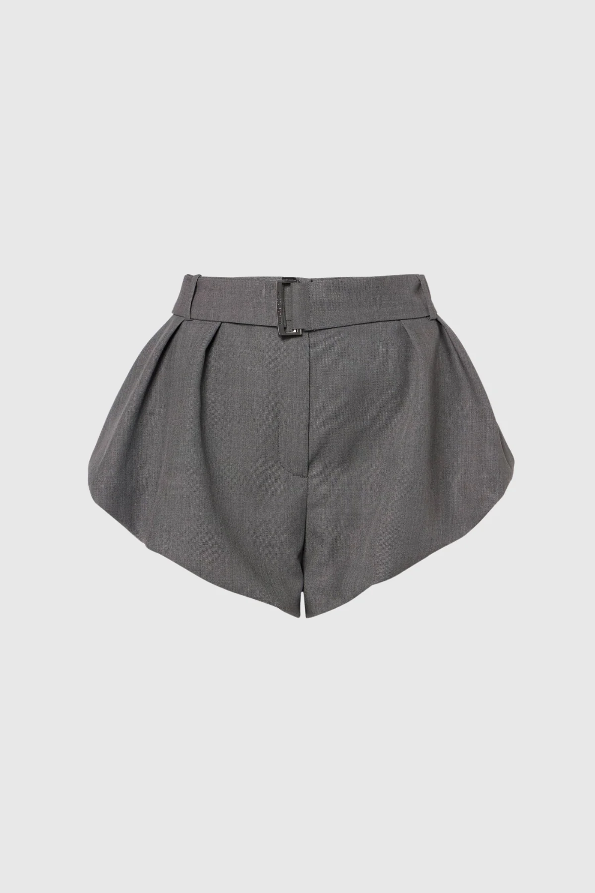 Grey Crew Neck Button Pants Set