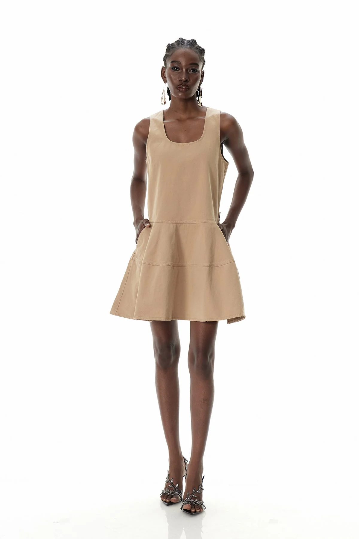 Sleek Denim Mini Dress | Modern Chic Style