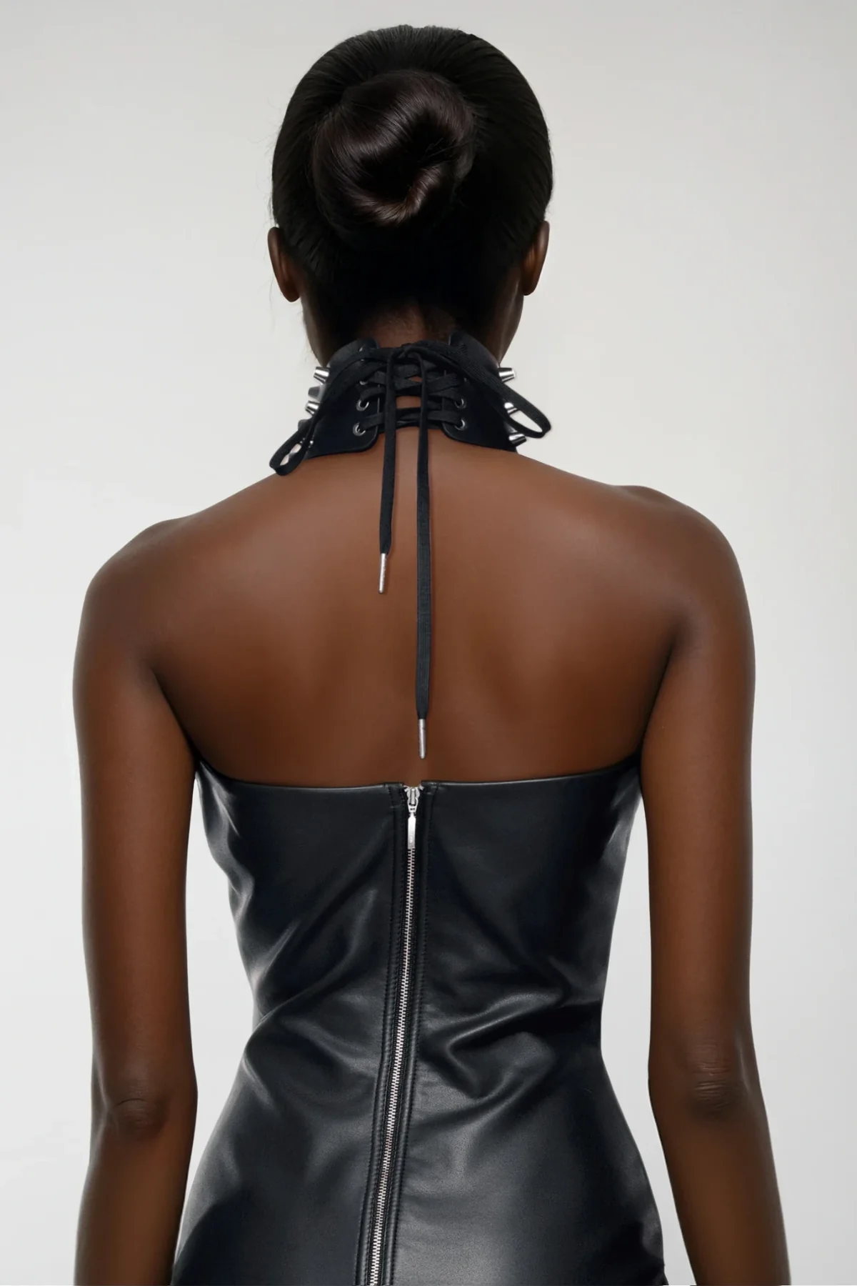 White Faux Fur Strapless Mini Dress Elegant Design Slight Stretch