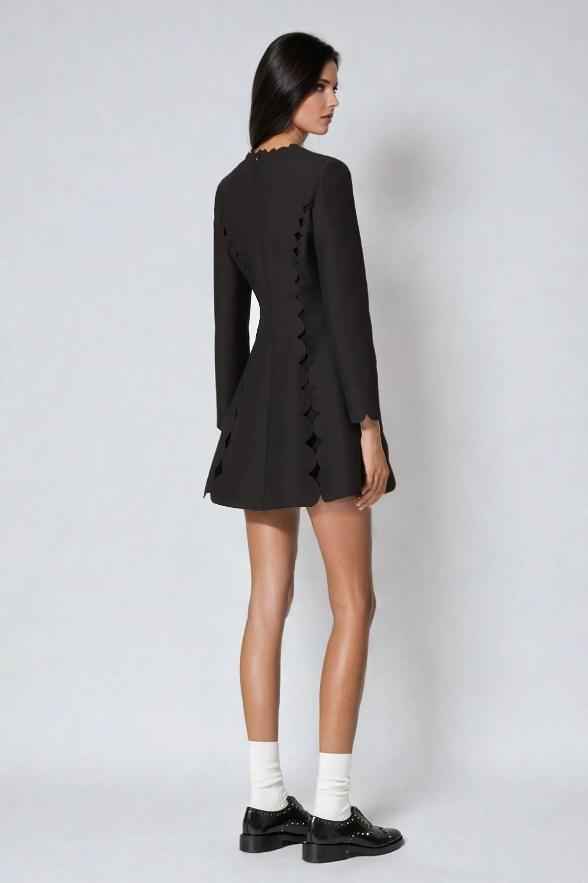 Chic Black Bow Bodycon Mini Dress