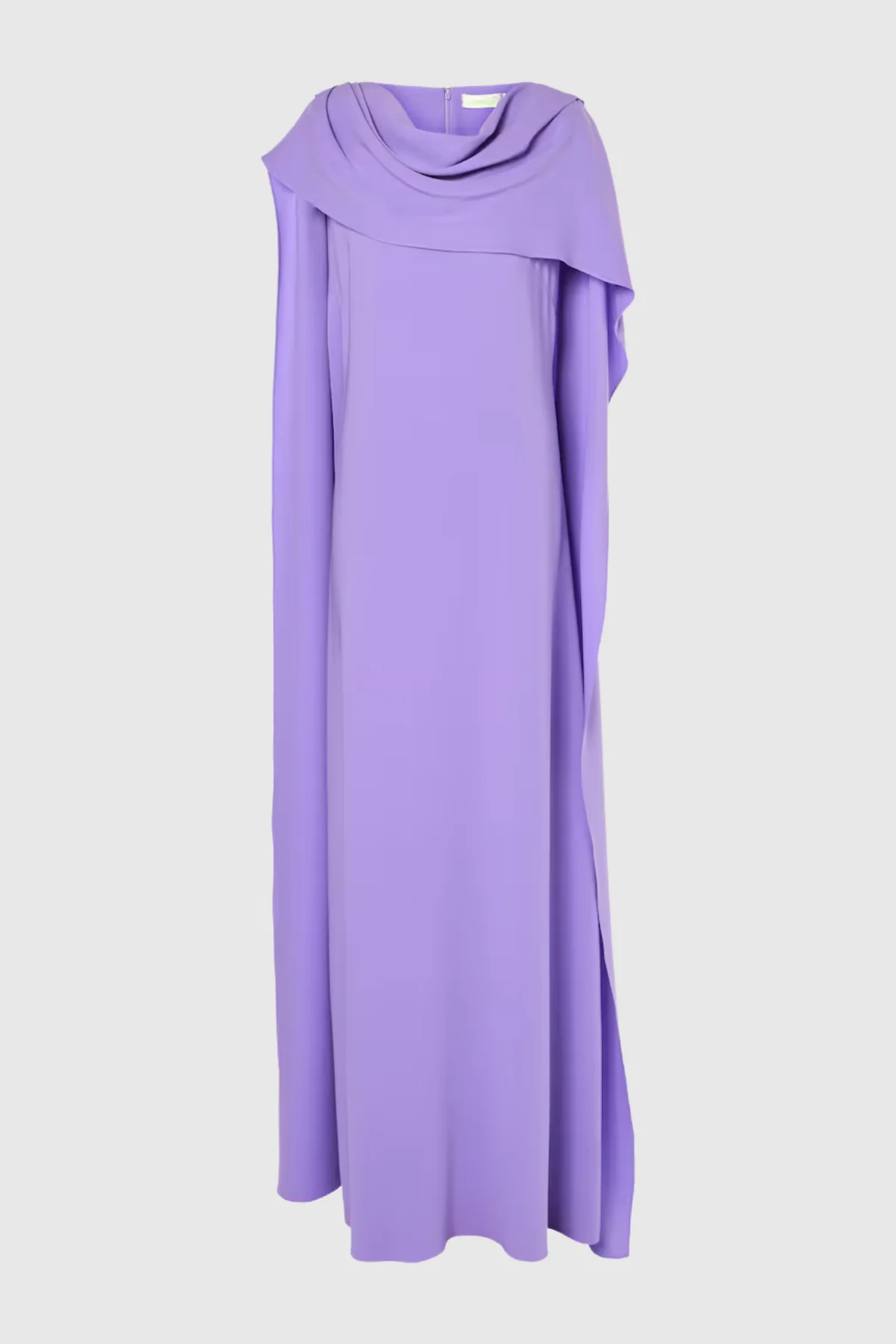 Purple Shawl Sleeveless Maxi Dress - Chic Elegant Design
