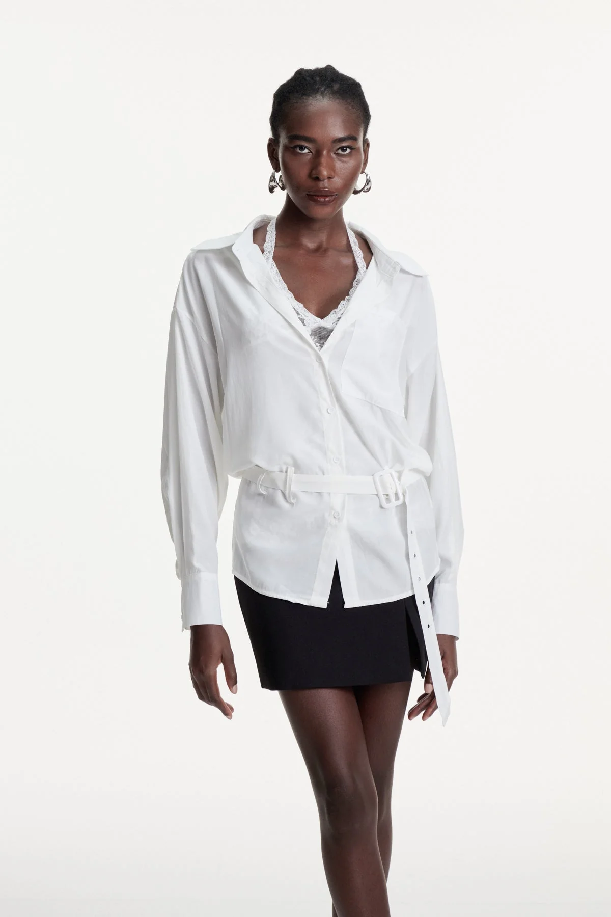 White Long Sleeve Shirt for Professional and Casual Wear