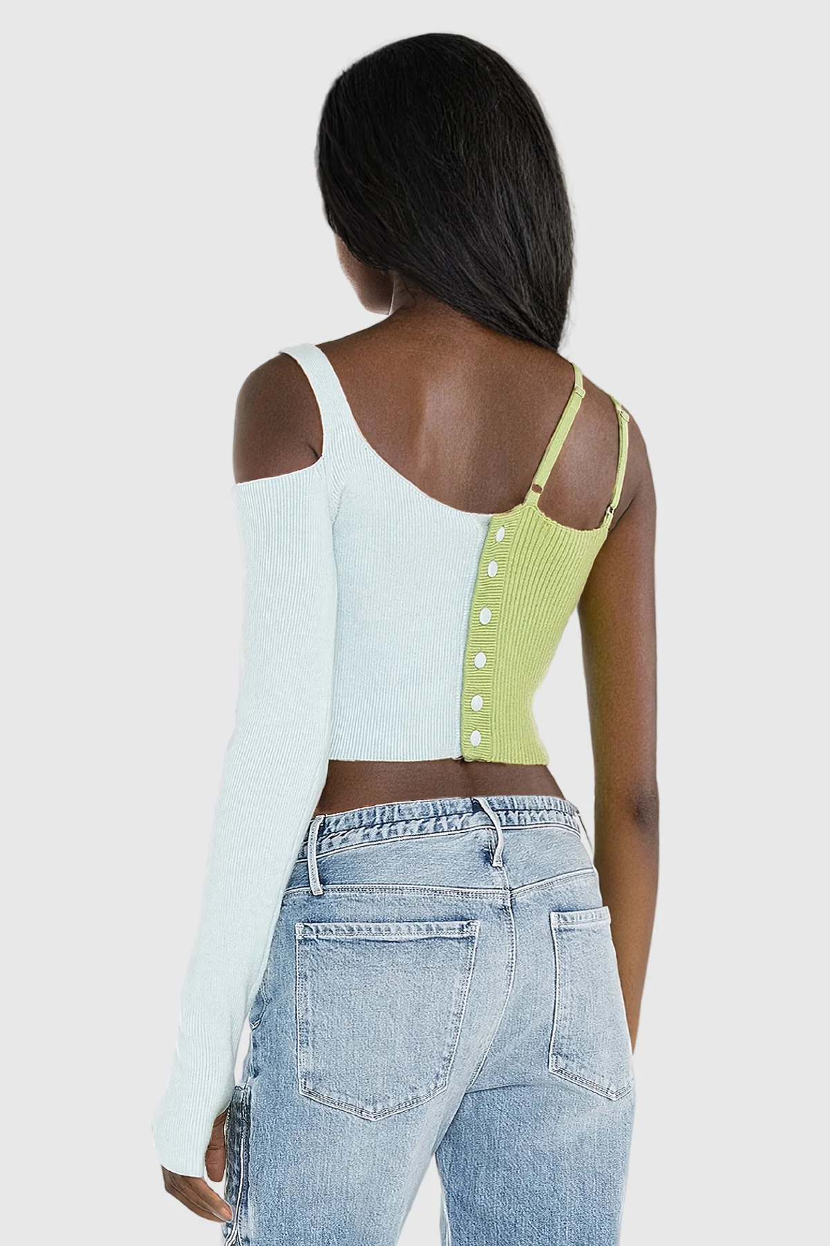 Stylish Asymmetric Knit Top for Women