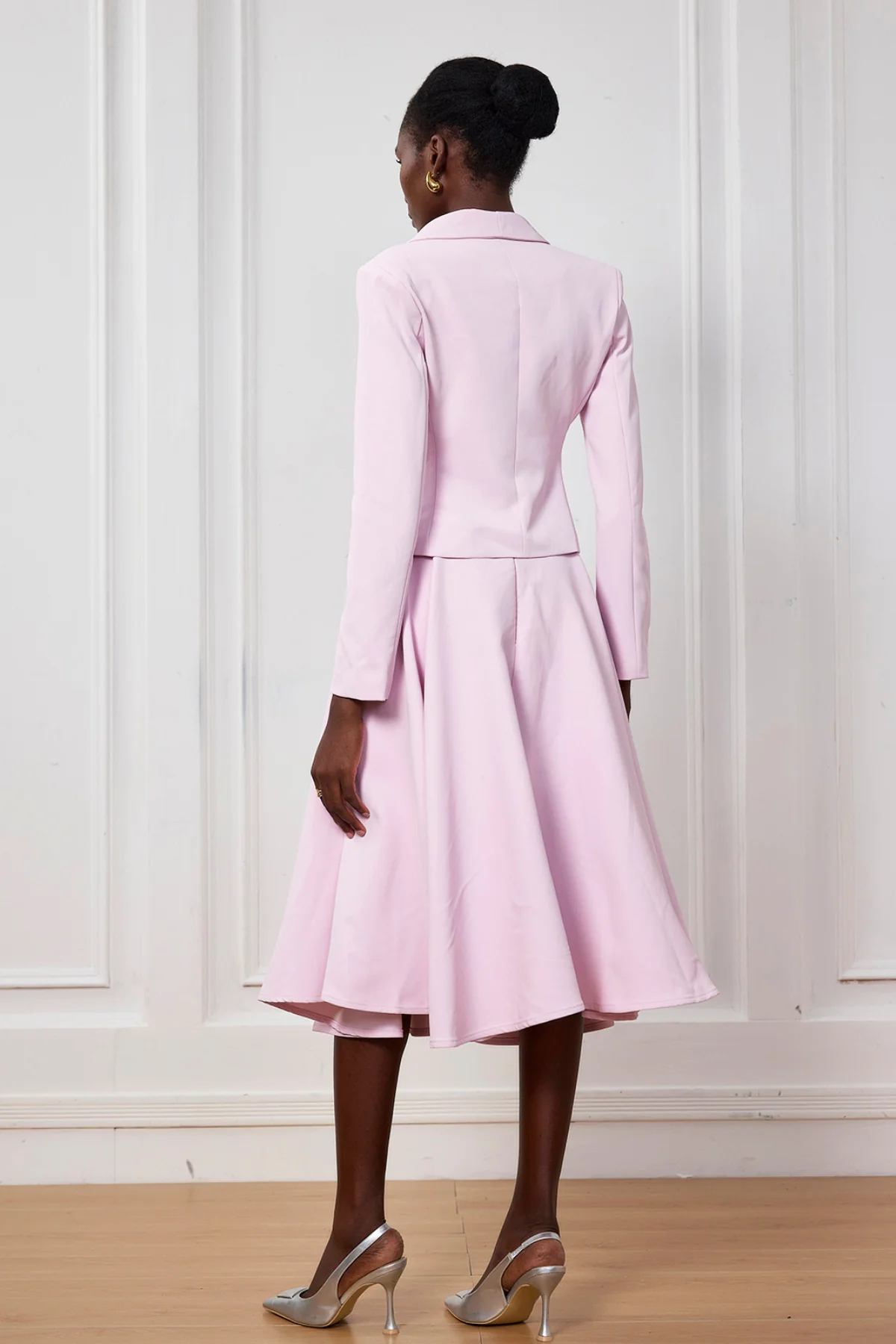 Floral Plunge Lingerie Set - Romantic Coquette Style